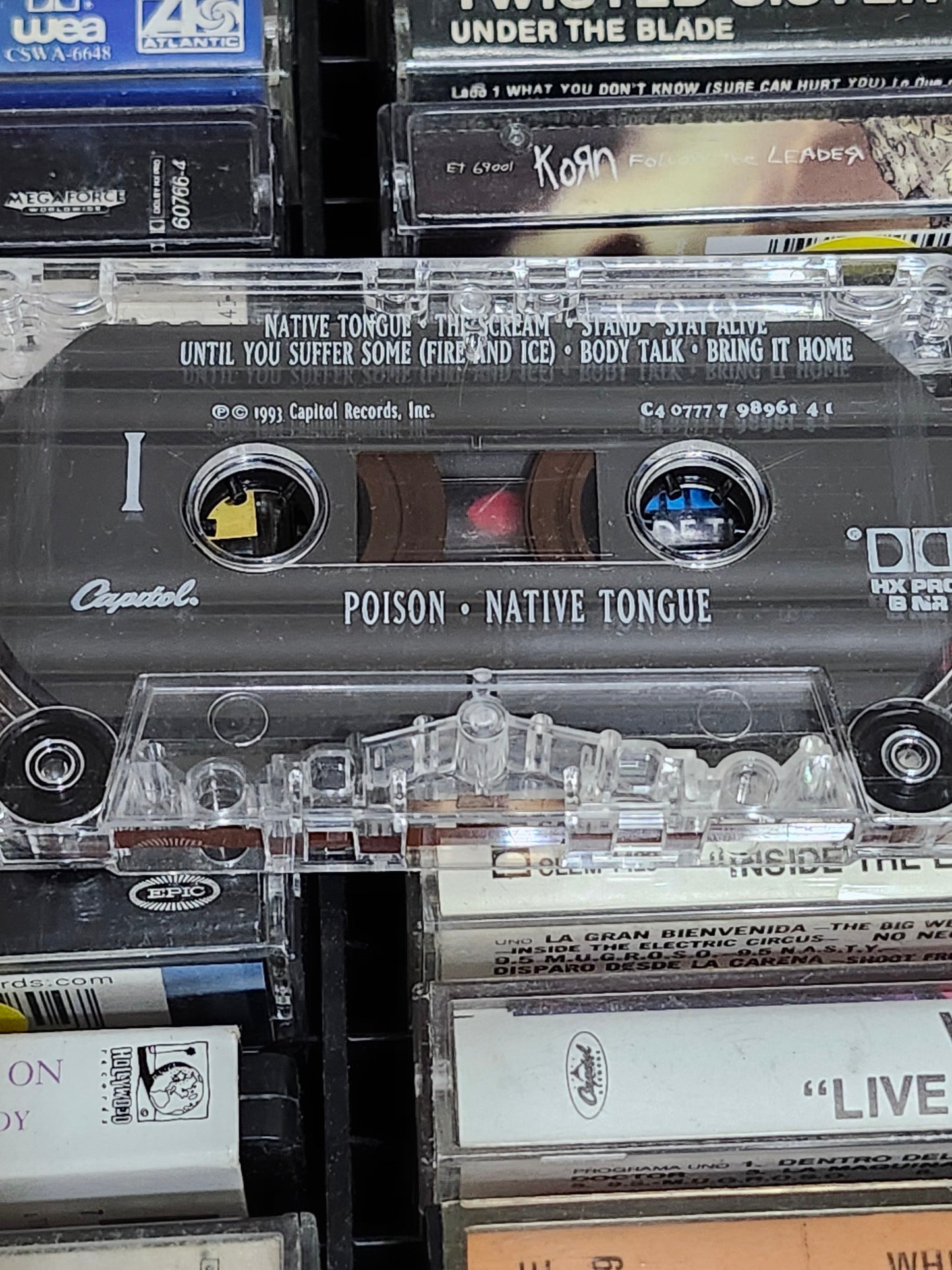 Poison -  Native Tongue Cassette Tape