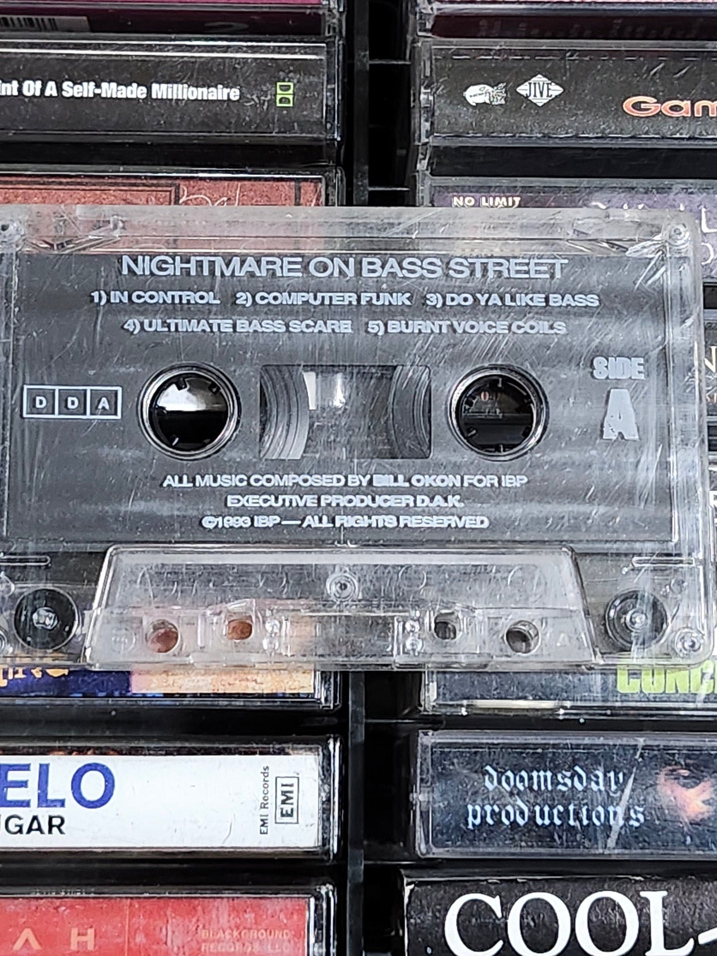 Nightmare on Bass Street Cassette Hip Hop Rap Bill Okin
