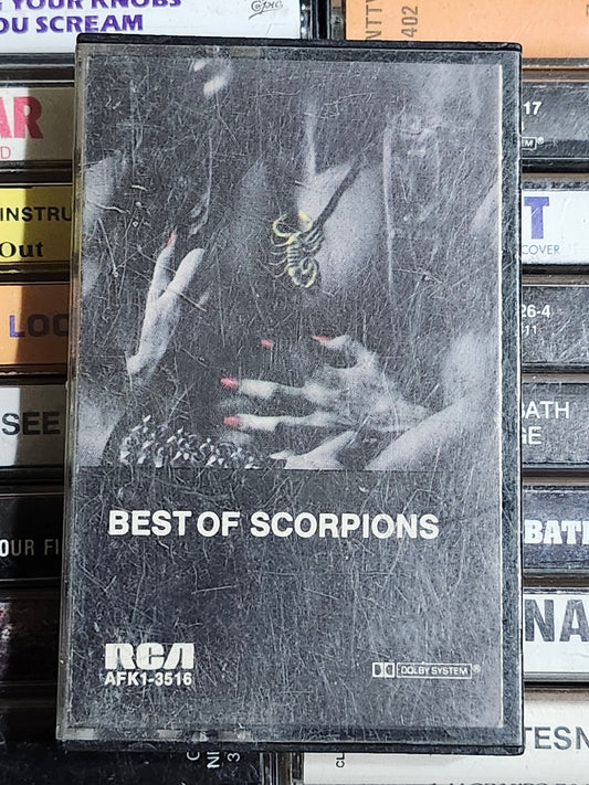 Scorpions Best Of Scorpions Hard Rock Heavy Metal Cassette Tape