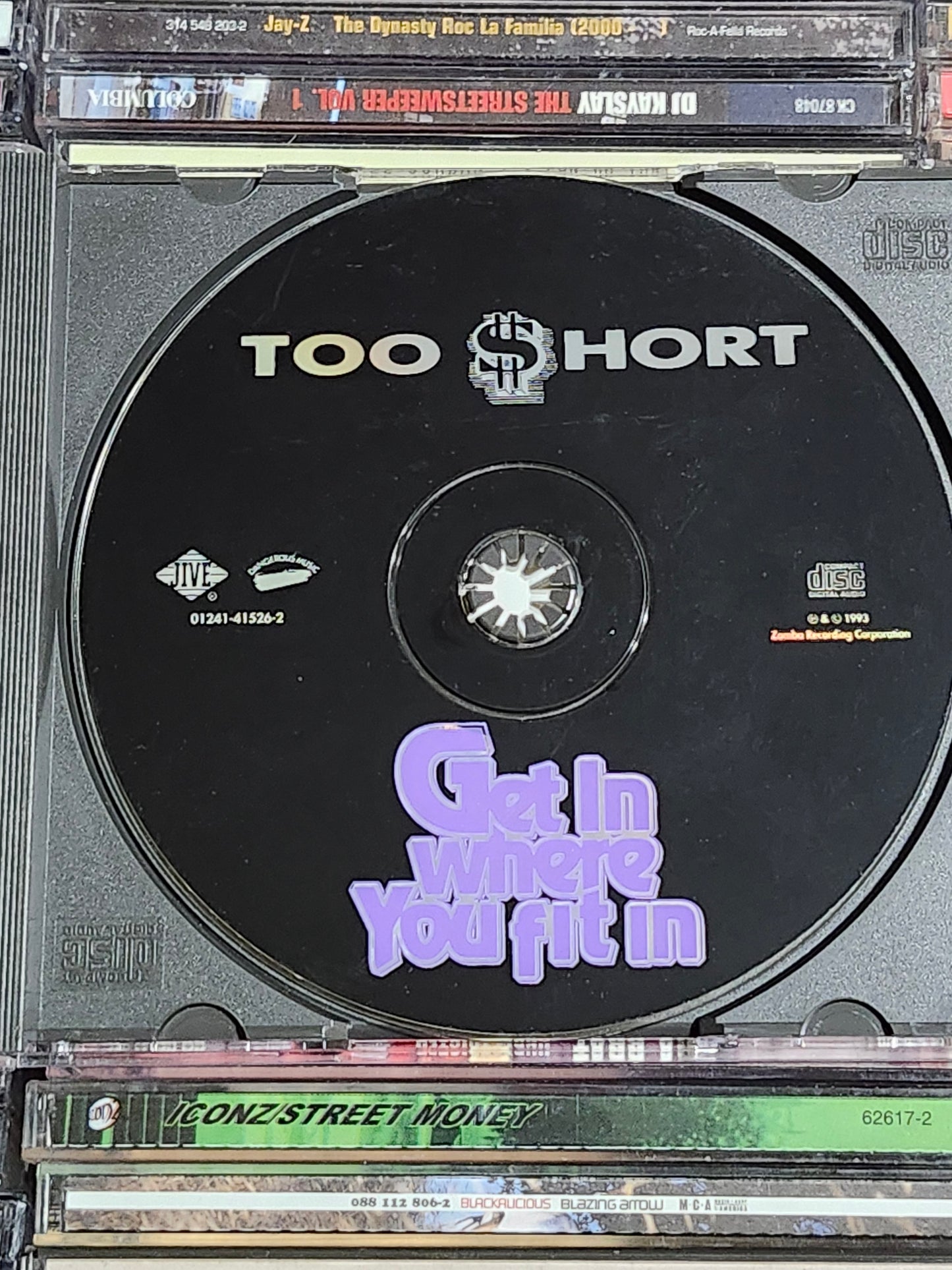 Too Short Get In Where You Fit In CD $hort Ant Banks Spice 1