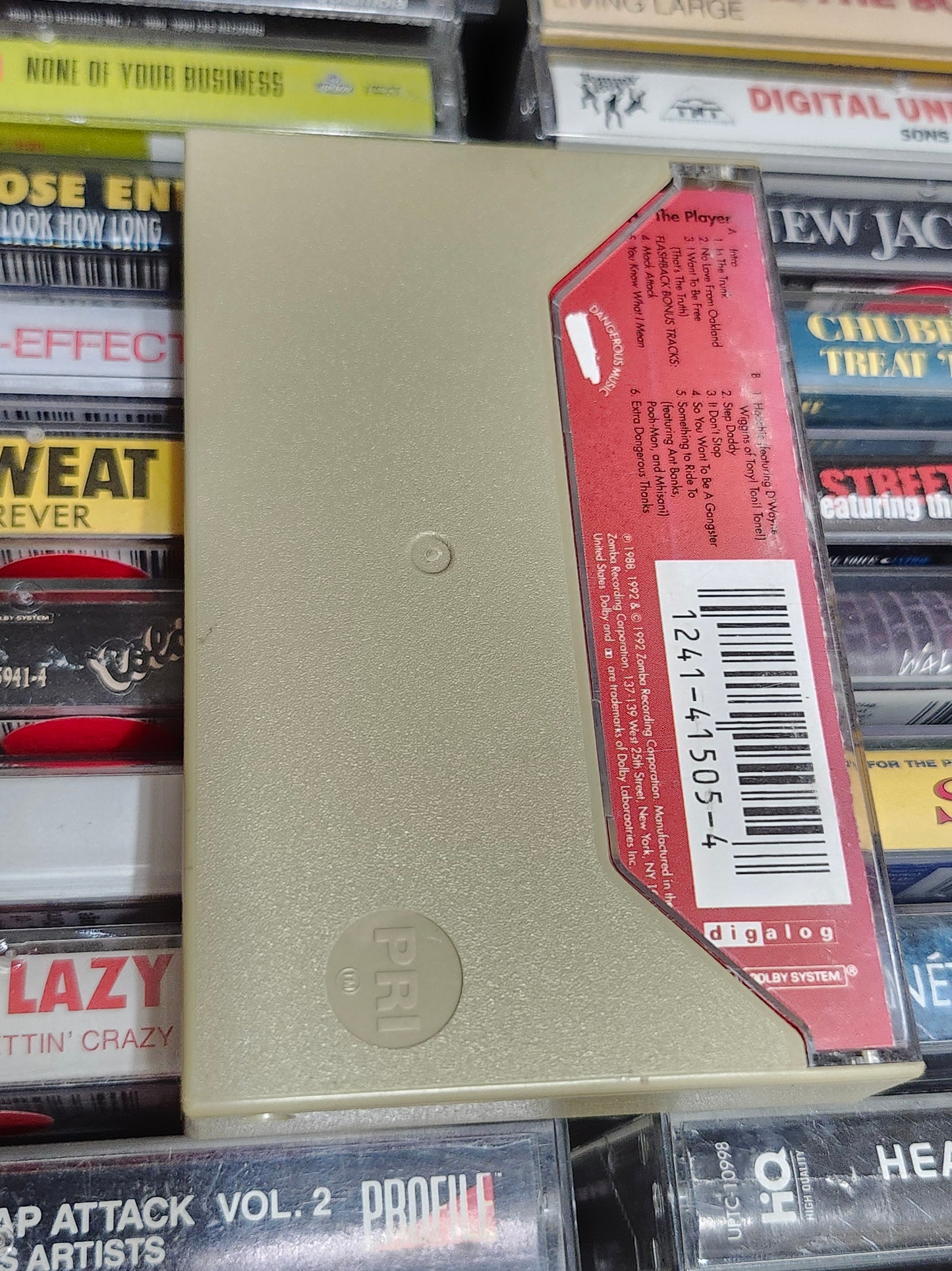 Too Short Shorty The Player Cassette