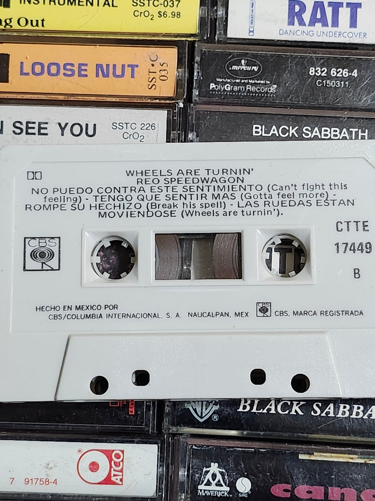 REO Speedwagon - Wheels Are Turning Cassette Import Mexico Rare OOP HTF R.E.O.
