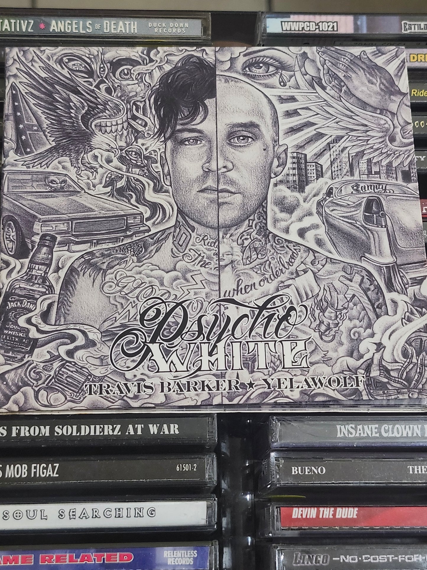 Travis Barker & Yelawolf - Psycho White CD