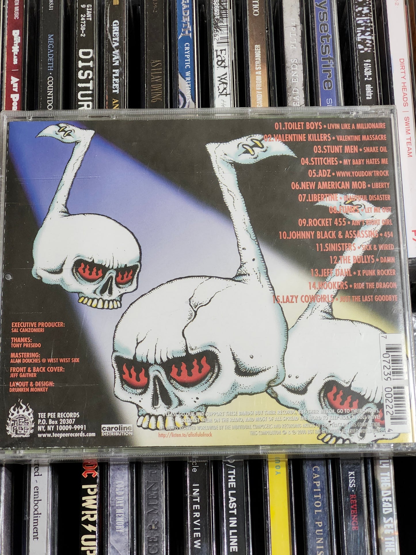 A Fistful of Rock N Roll Vol. 3 CD Toilet Boys Hookers Lazy Cowgirls