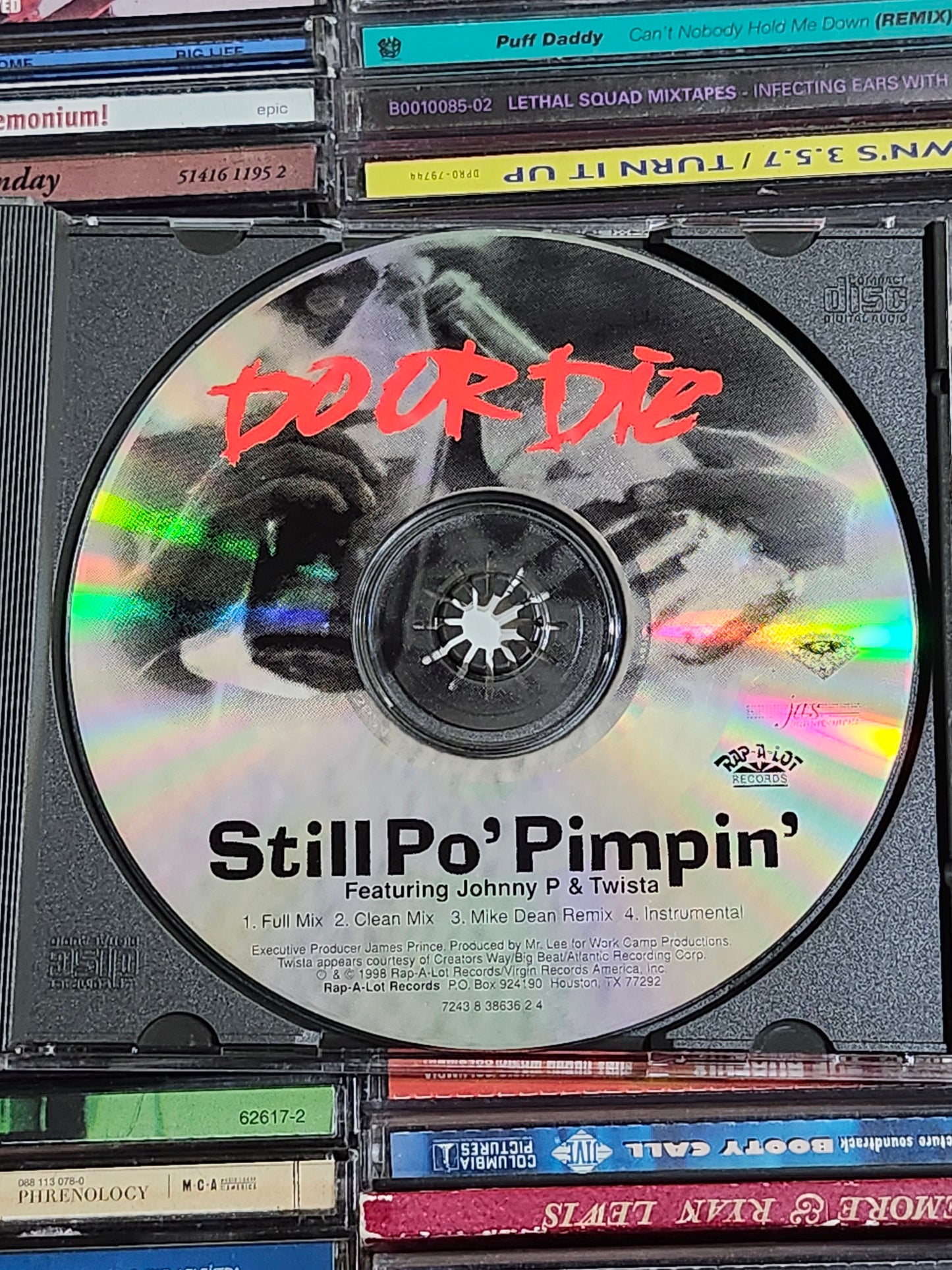 Do Or Die - Still Po' Pimpin' CD Single Twista Johnny P Mike Dean