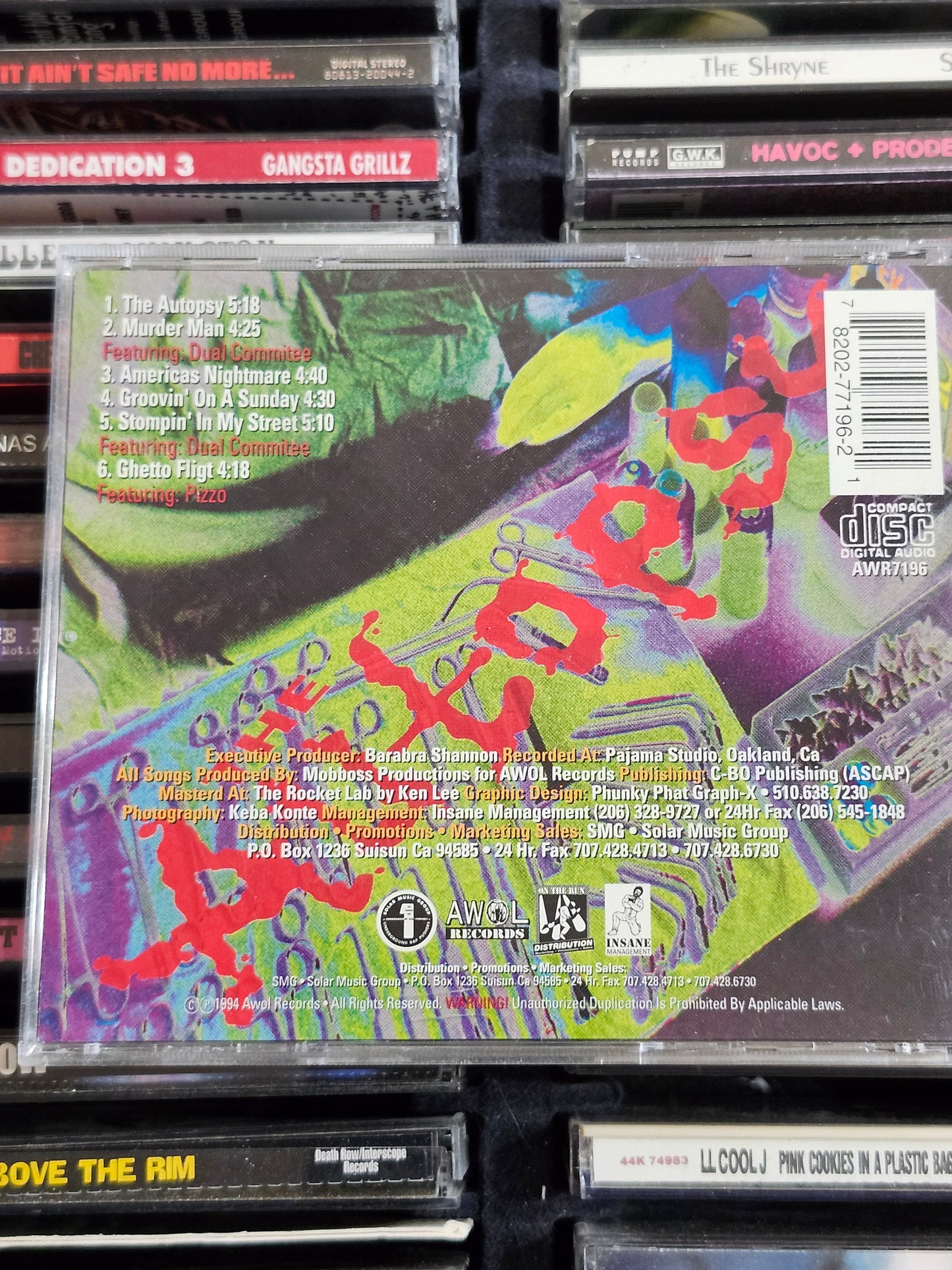 C-BO The Autopsy CD Rare HTF OOP
