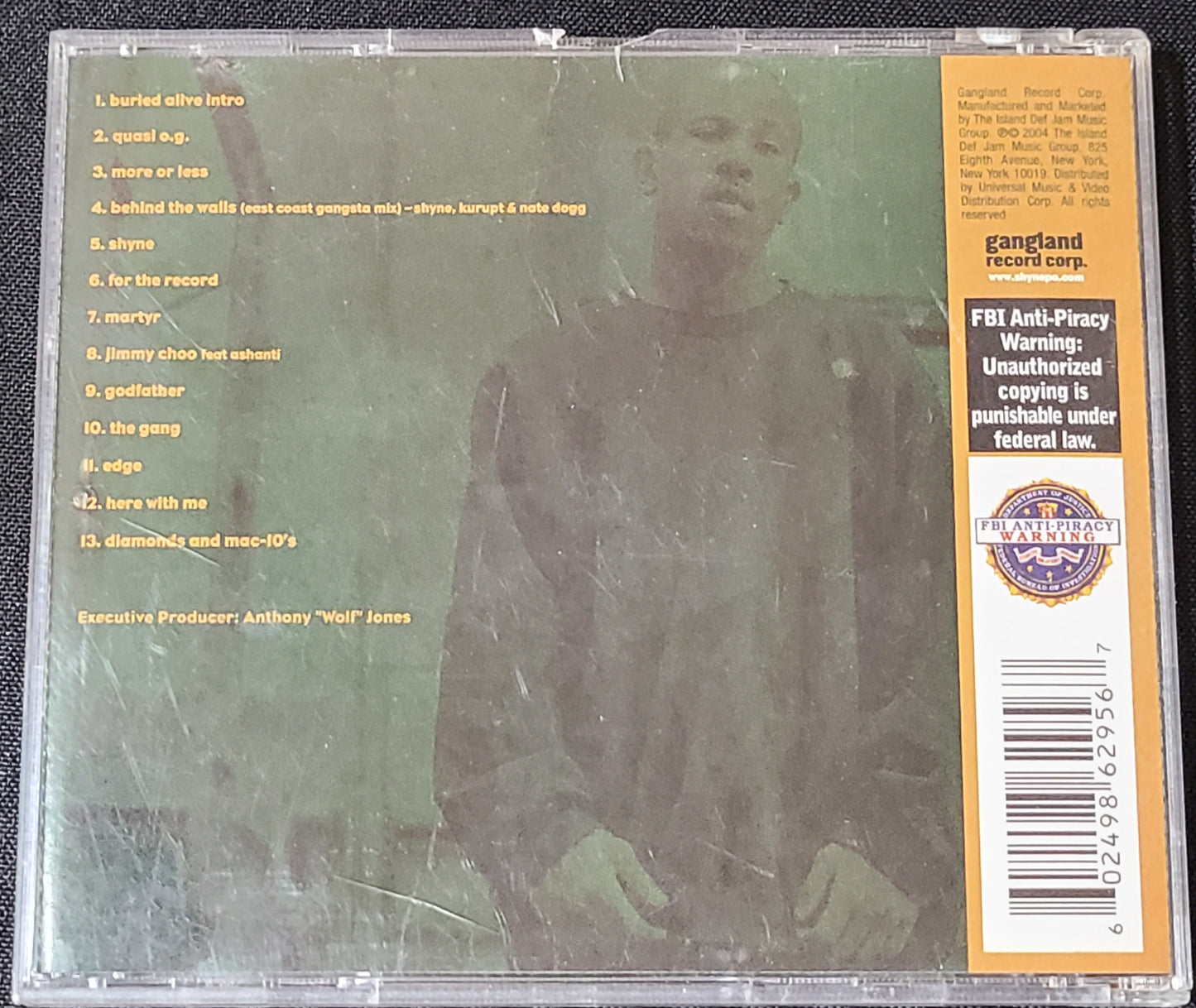 Shyne Godfather Buried Alive Green Label CD