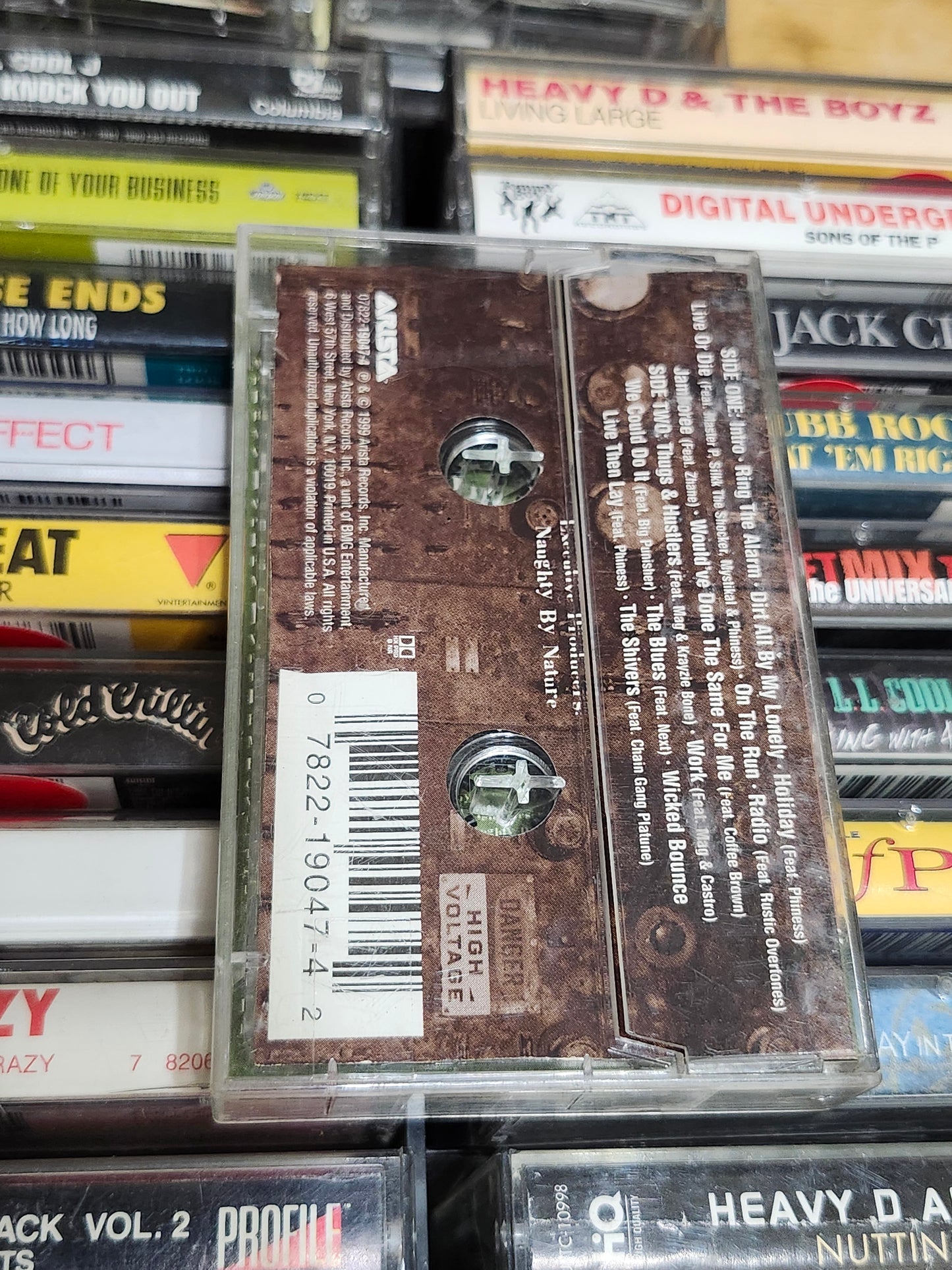 Naughty By Nature Nineteen Naughty Nine: Nature's Fury Cassette Tape