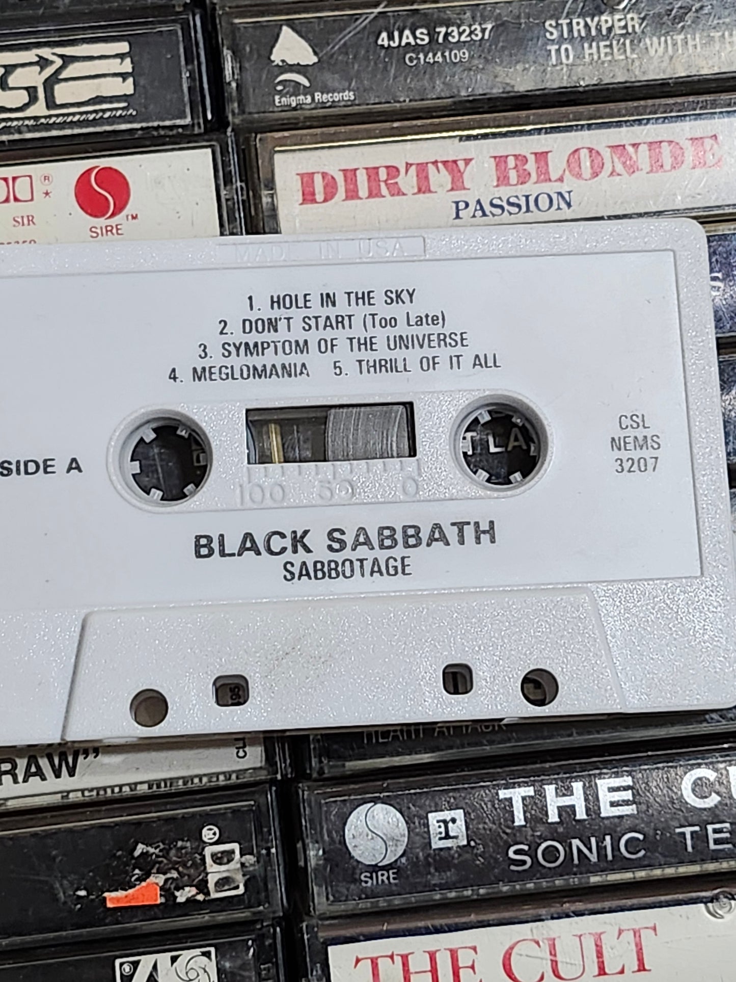 Black Sabbath - Sabotage - Cassette Tape