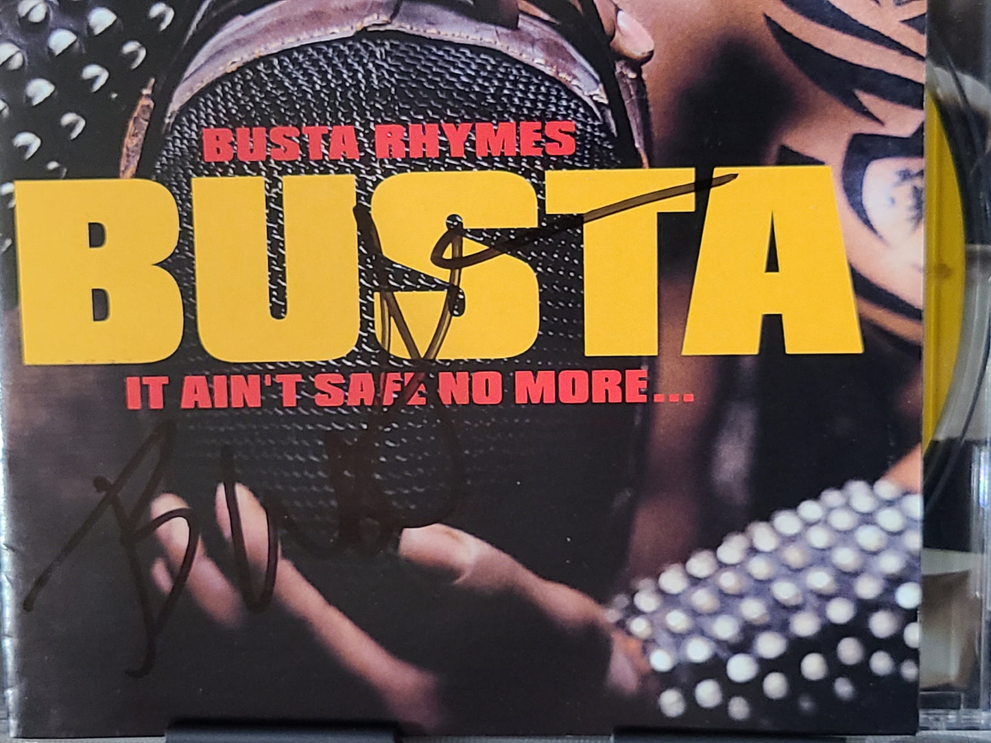 Busta Ryhmes Signed  It Ain't Safe No More CD