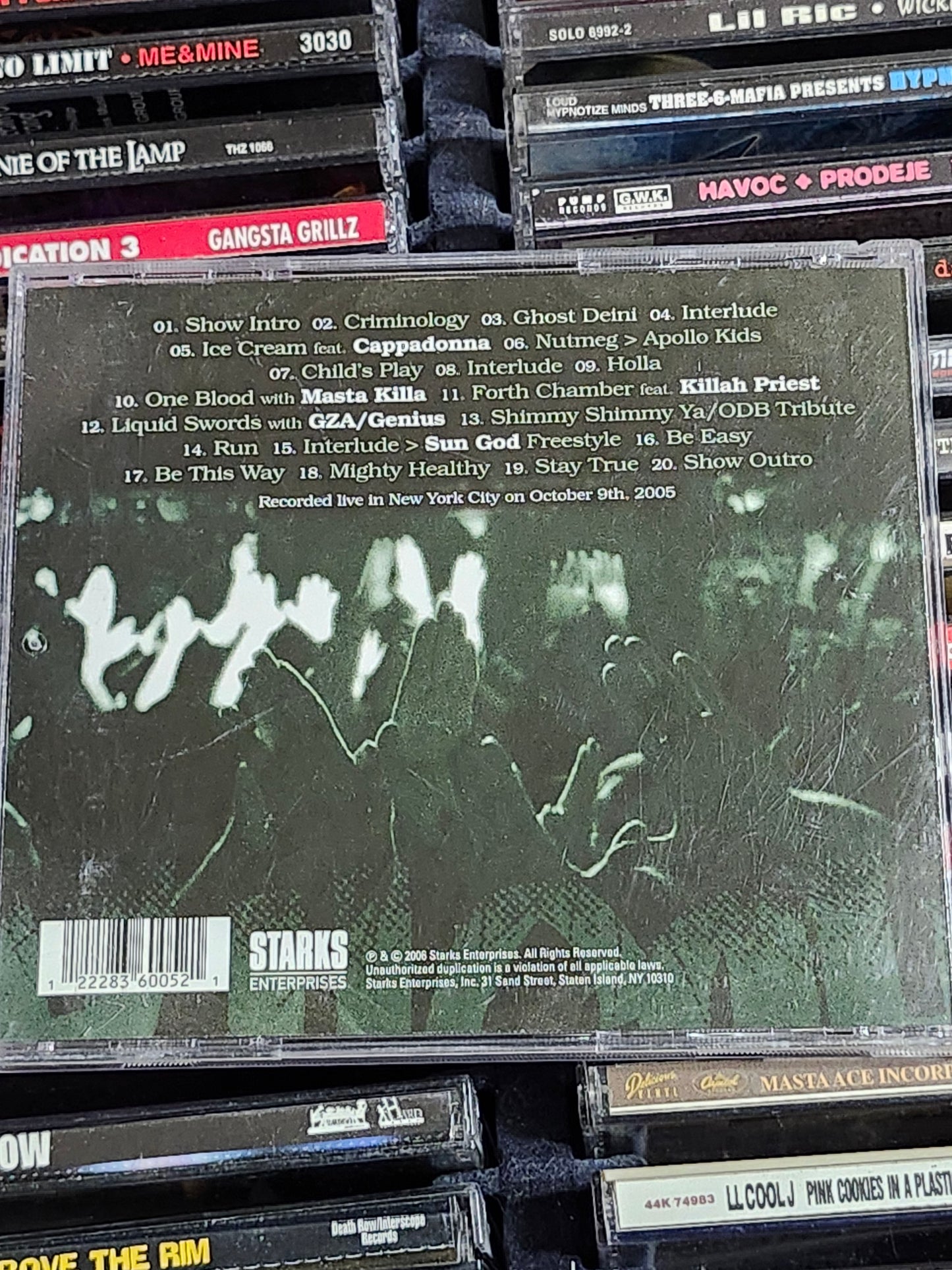 Ghostface Live In New York CD
