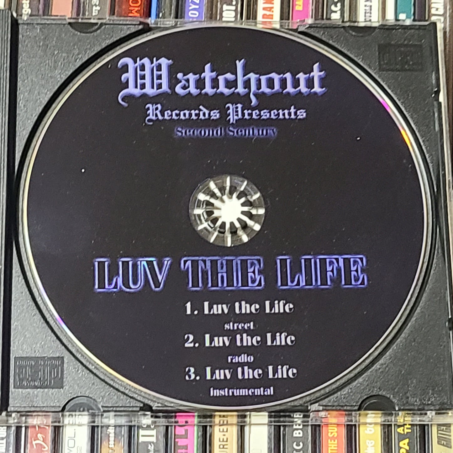 Watchout Records Second Sentury Luv The Life CD Single Rare HTF OOP