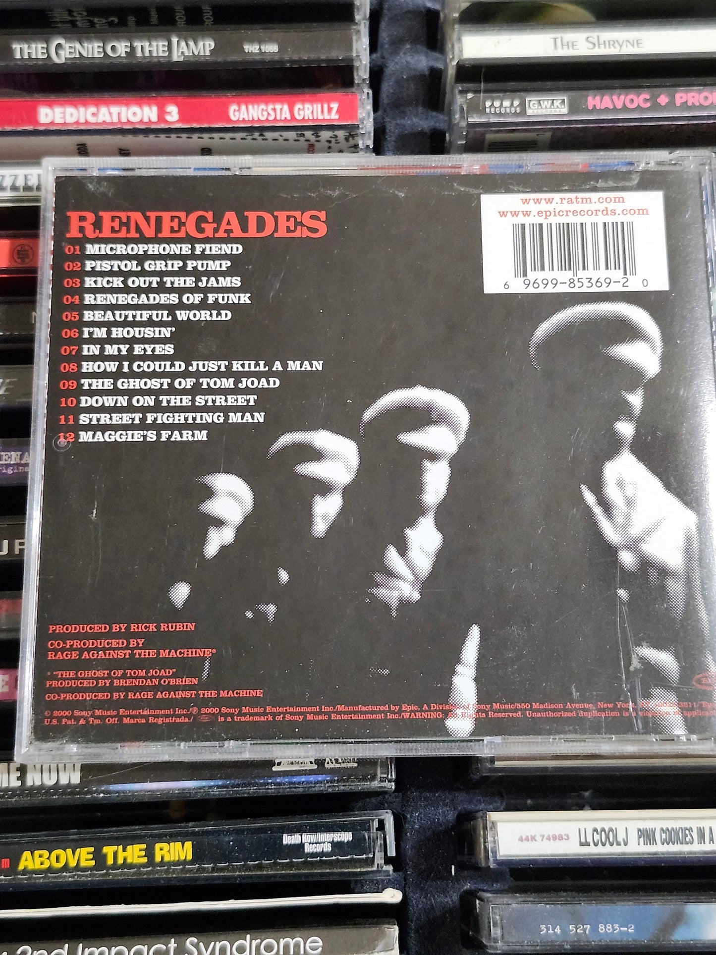 Rage Against the Machine Renegades Music CD