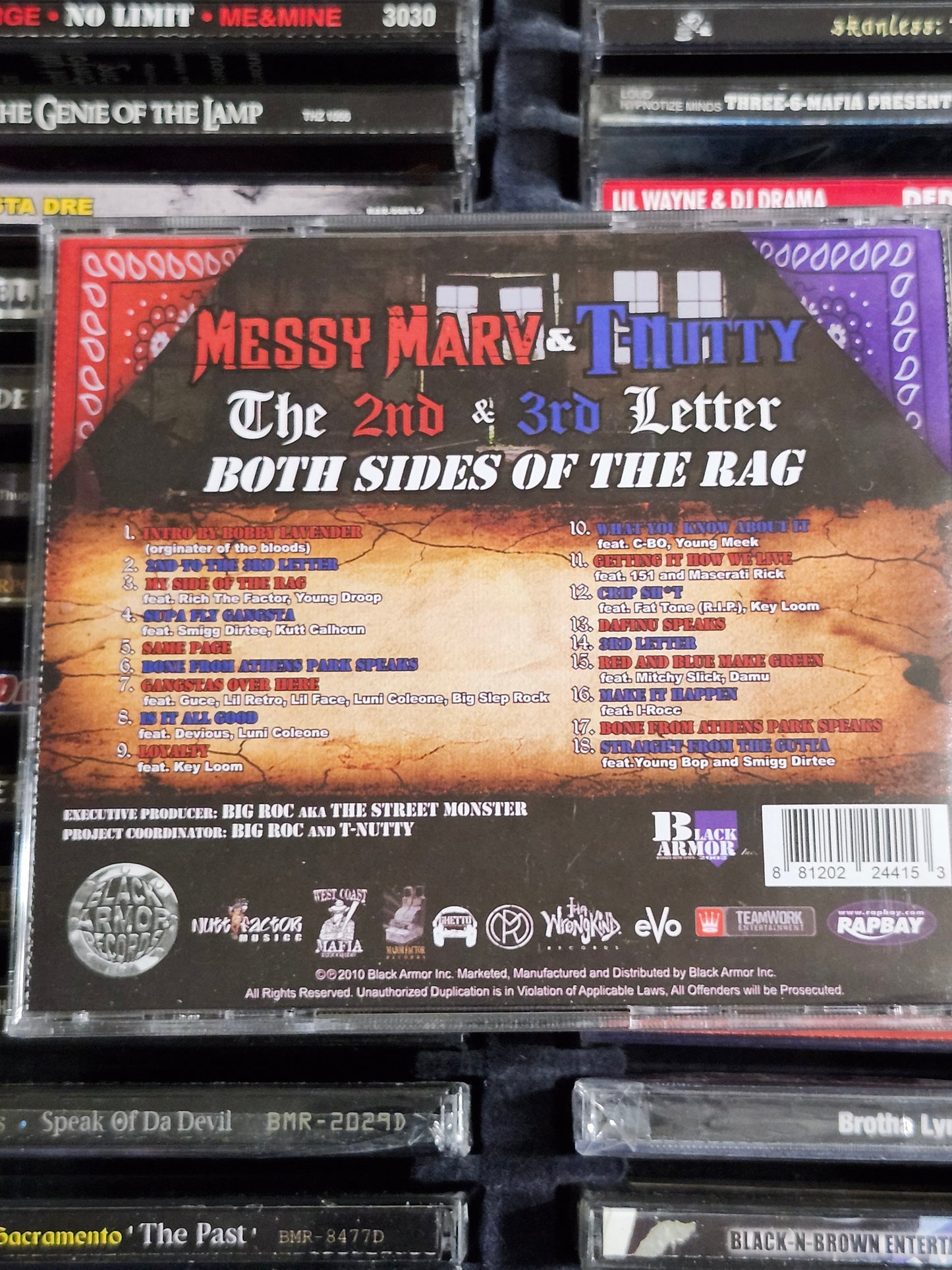Messy Marv x T-Nutty 2nd & 3rd Letter CD Rare HTF OOP Rich The Factor