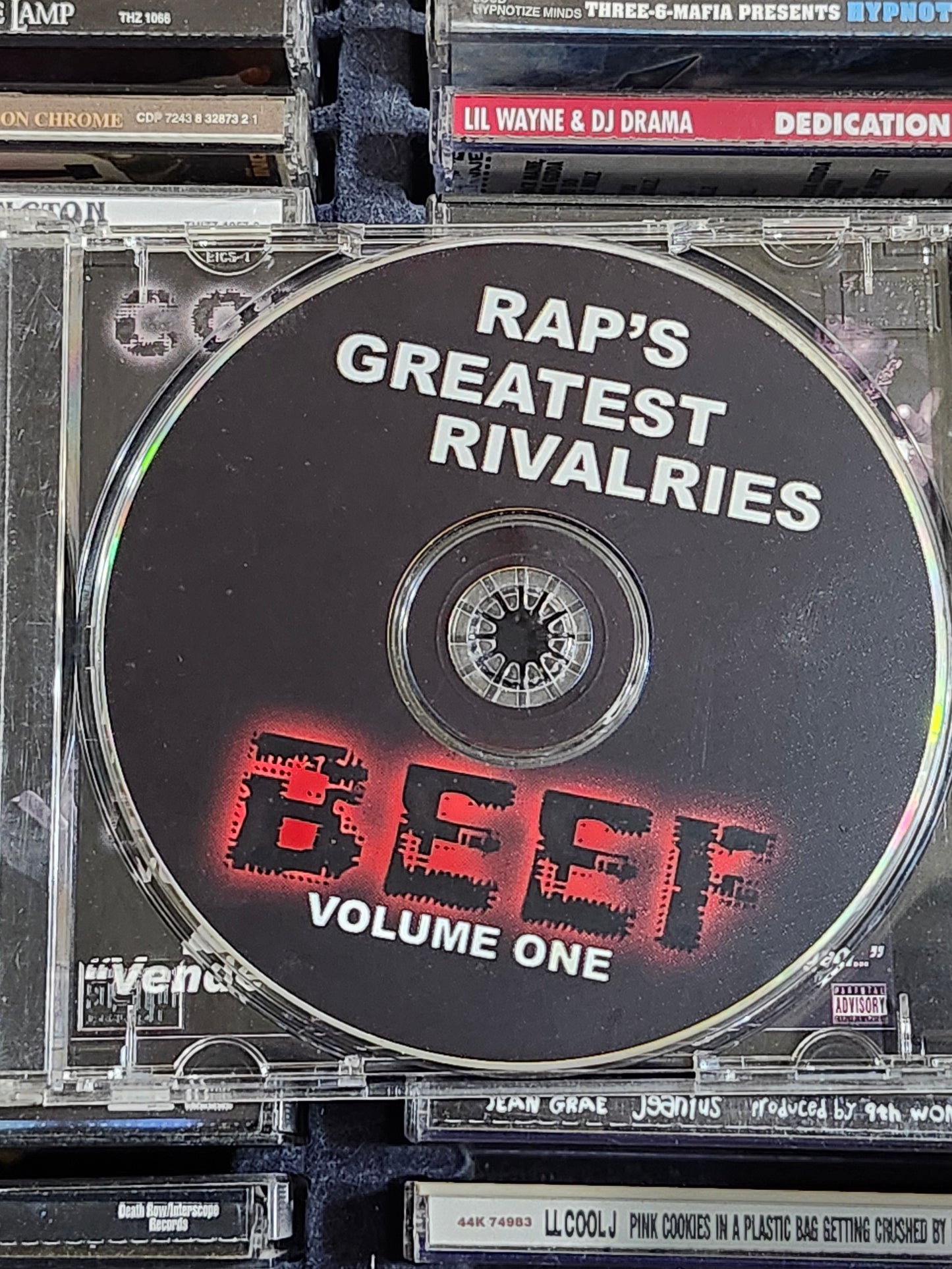 Raps's Greatest Rivalries Beef CD 2pac Biggie Jay-Z Eminem Nas Mac Mall Rare HTF
