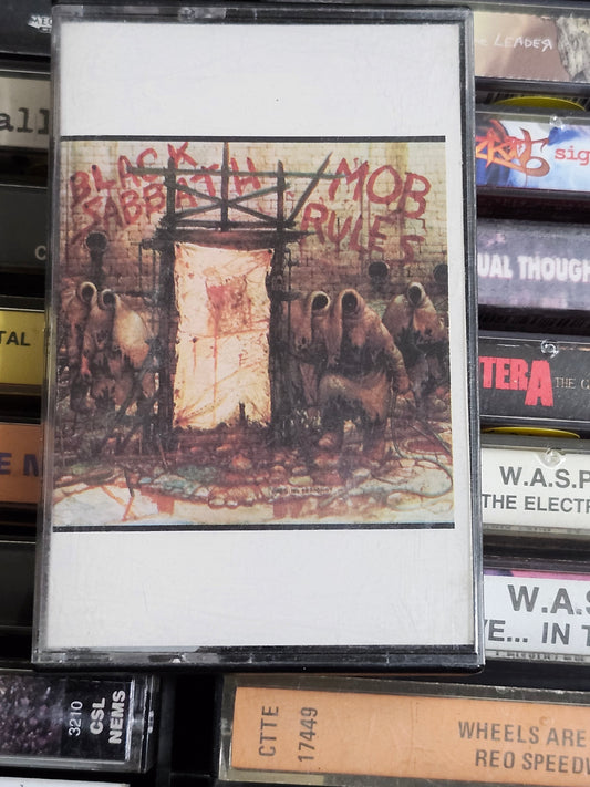 Black Sabbath - Mob Rules Cassette Tape 1981 Ozzy Osbourne