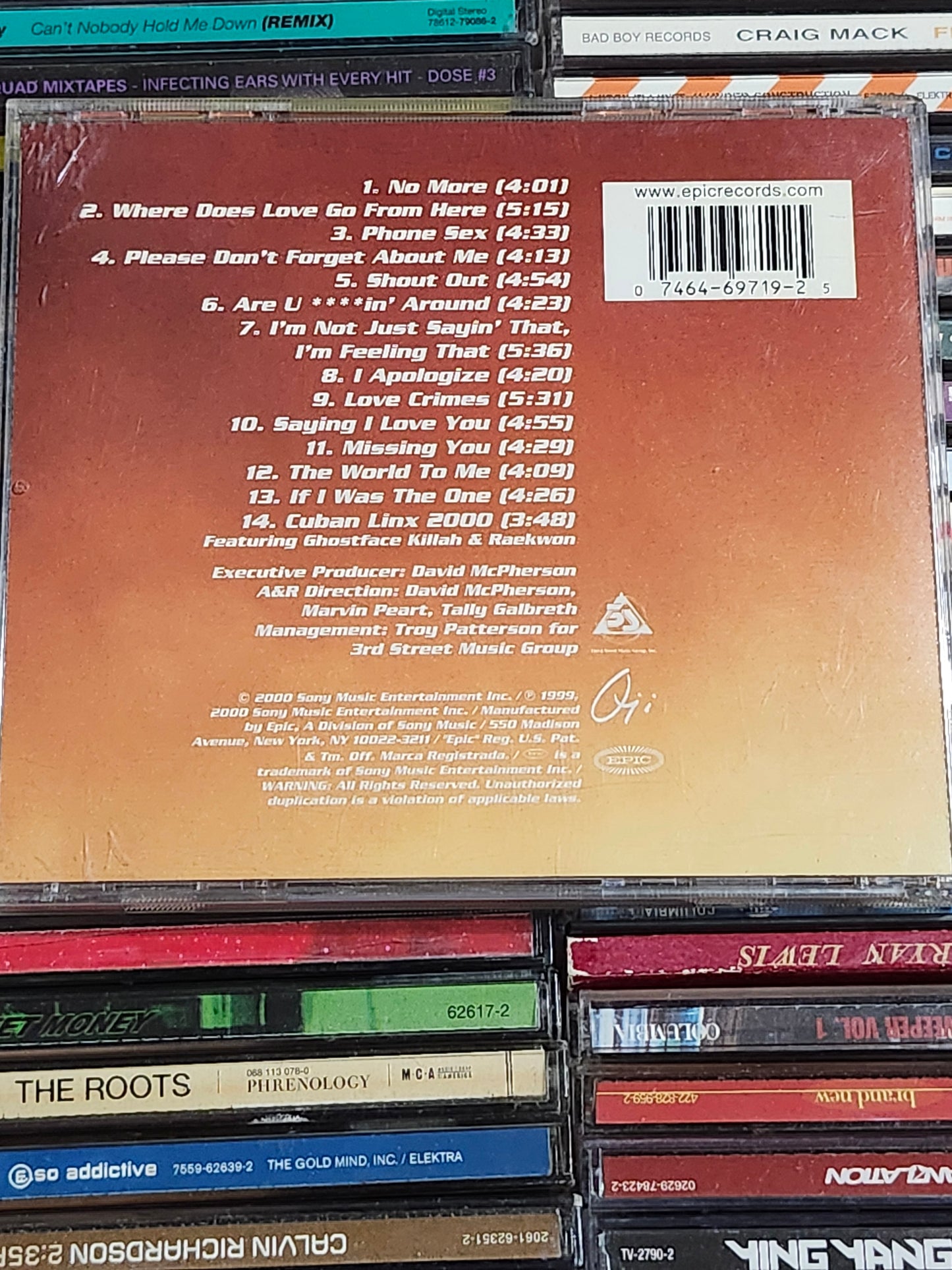 Ruff Endz Love Crimes CD Raekwon Ghostface Killah