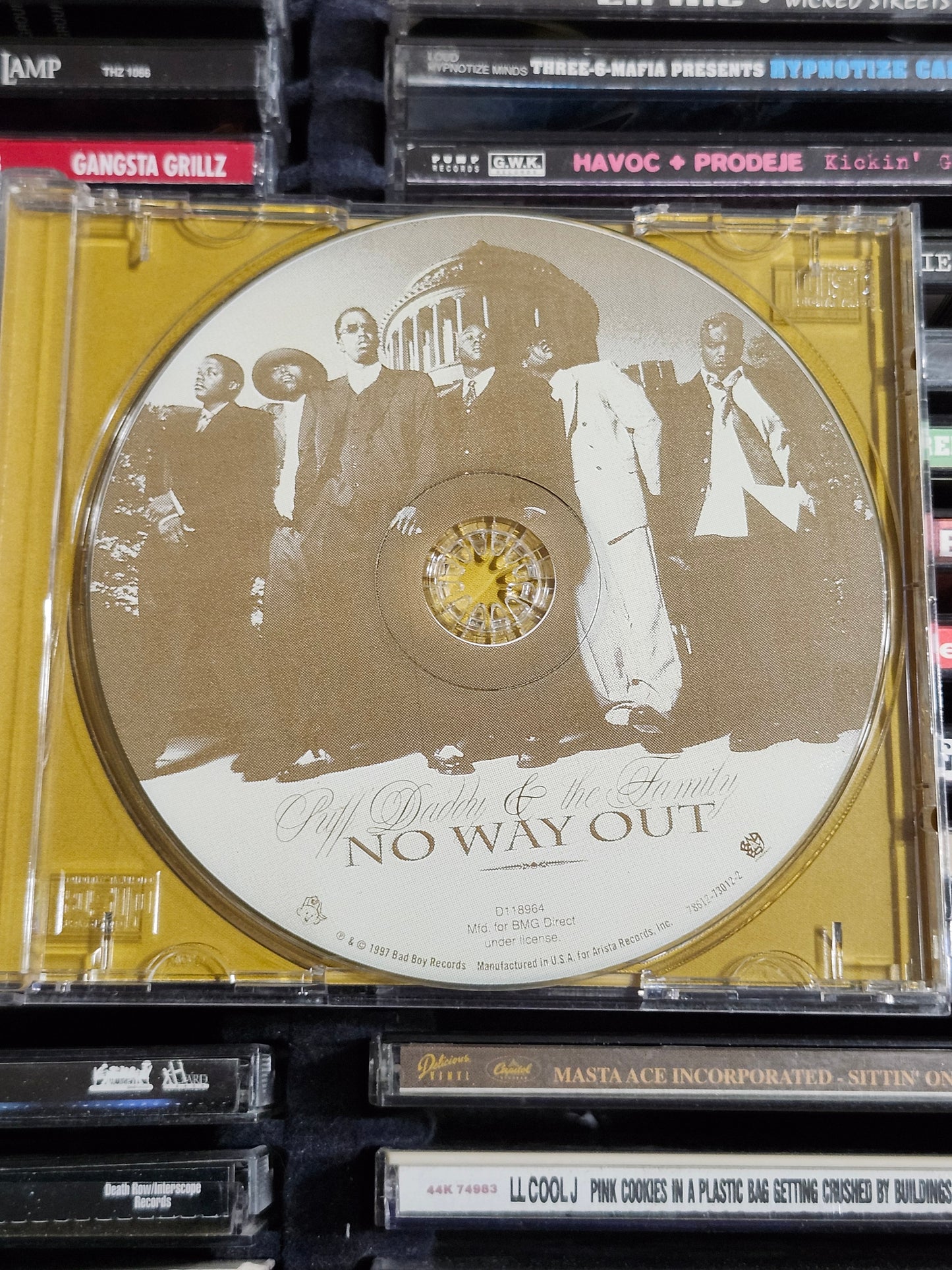 Puff Daddy : No Way Out CD Notorious BIG Ma$e Faith Evans Lox Jay-Z Twista