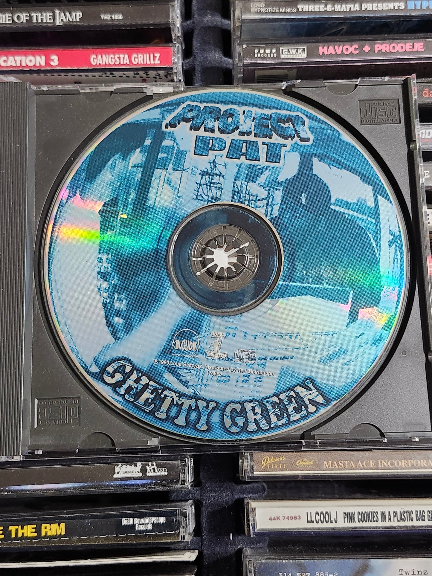 Project Pat Ghetty Green CD Hypnotize Minds Rare HTF OOP  Big Tymers Hot Boyz