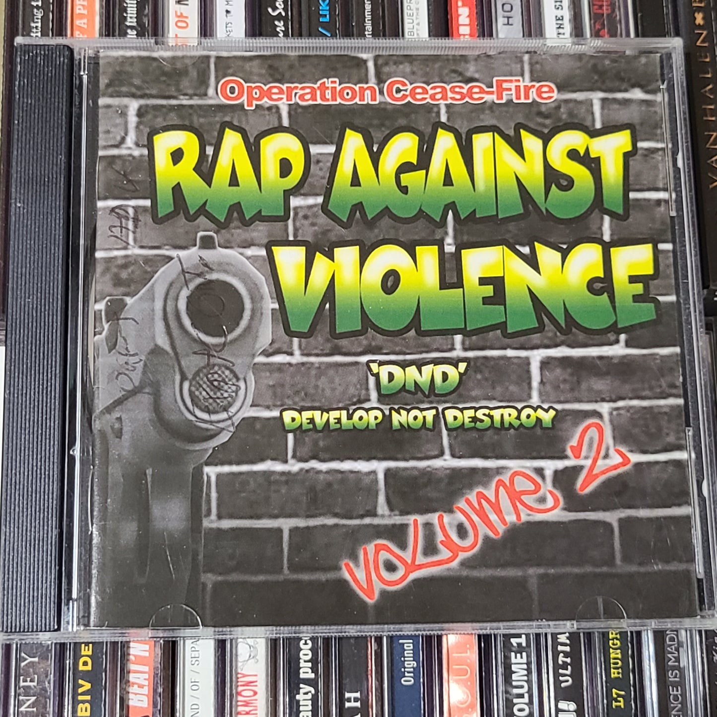 Rap Against Violence Vol 2  CD Florida 2007 Rare HTF OOP Department Of Justice