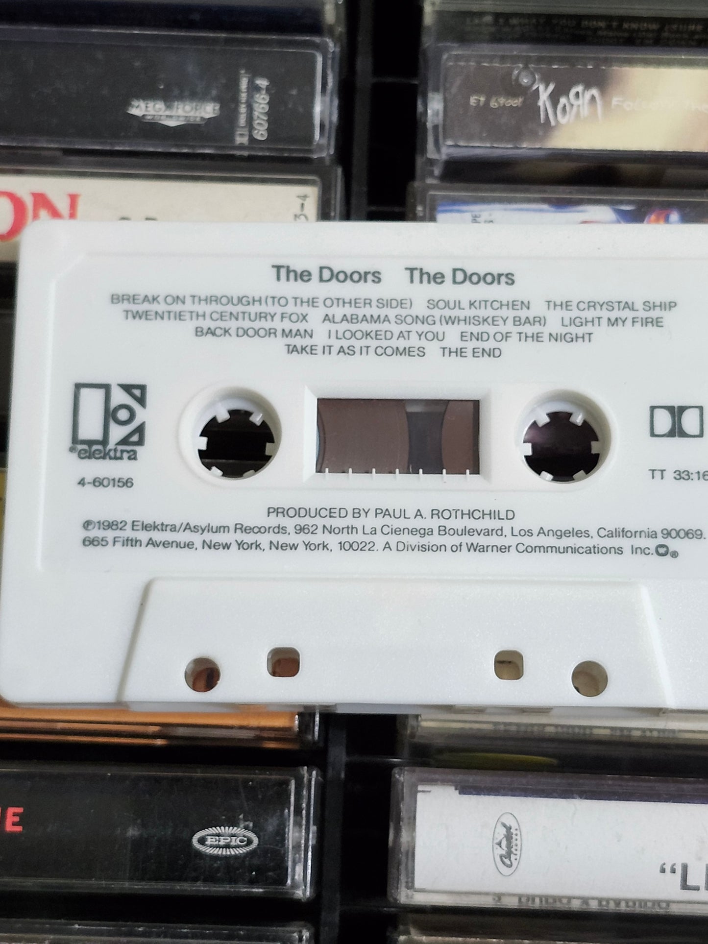 The Doors Two On One Cassette Tapes -  The Doors and Waiting for the Sun