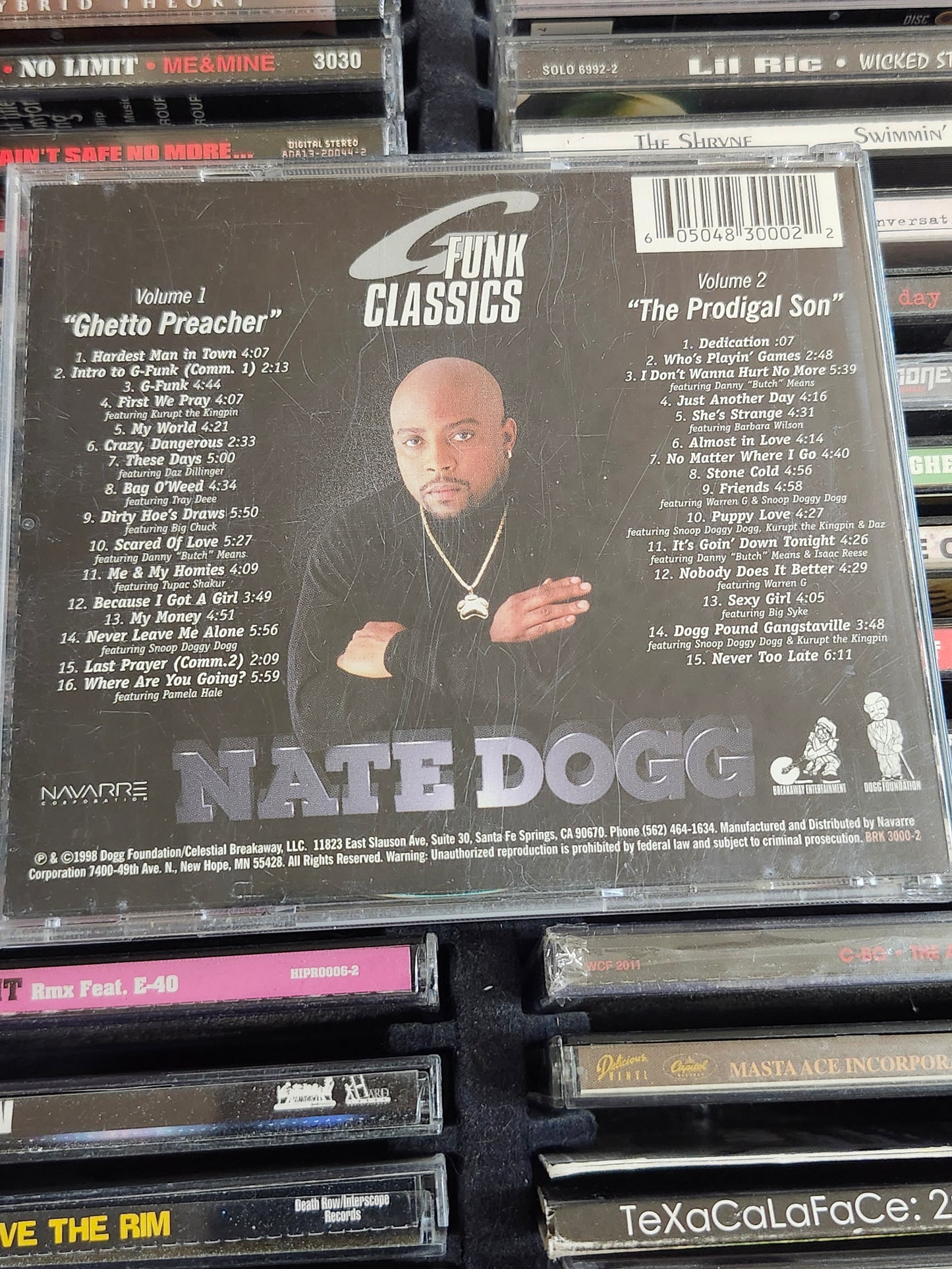 Nate Dogg G-Funk Classics Vol. 1 & 2 CD 2-Disc Set