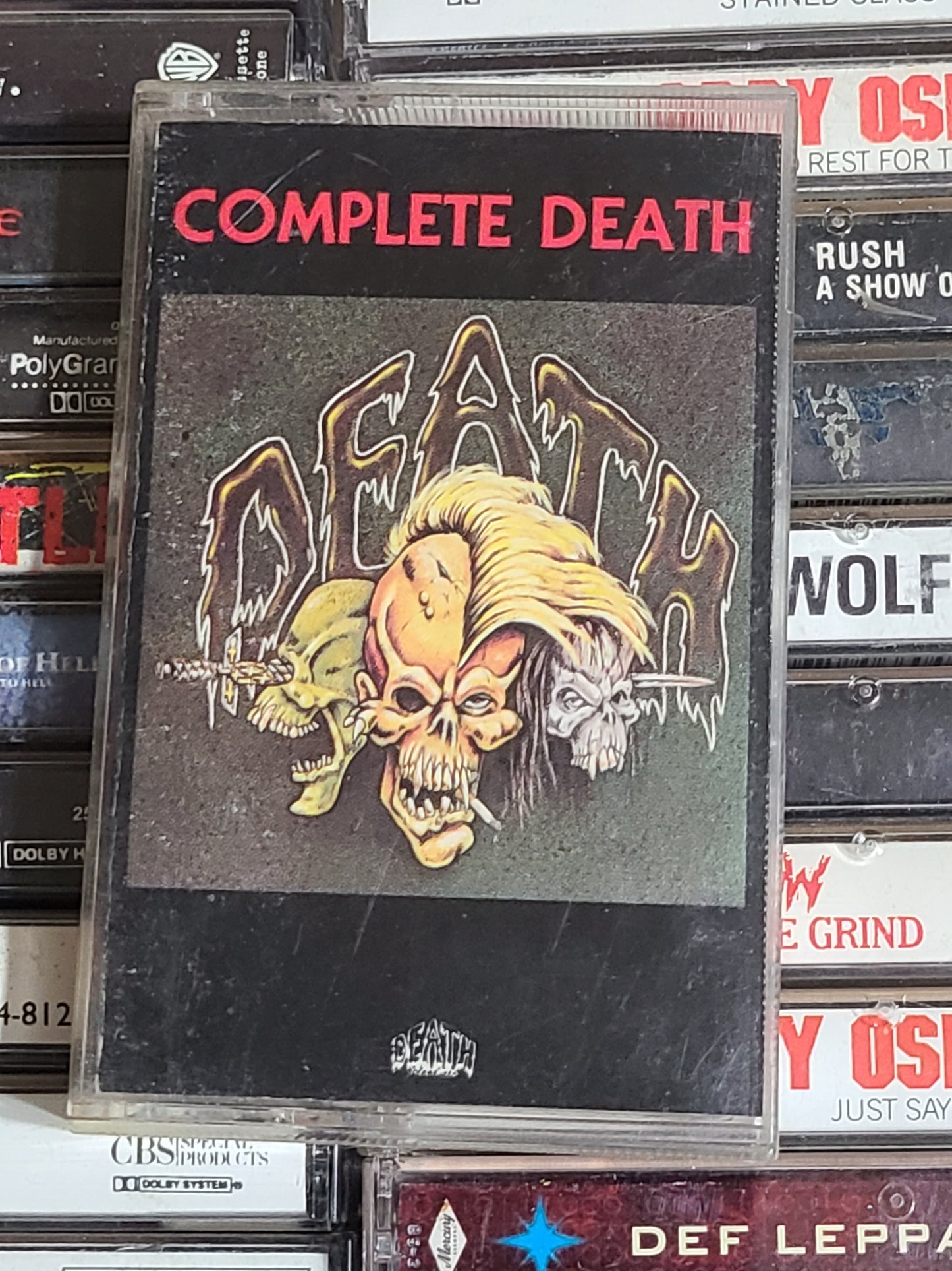 Complete Death Cassette D.R.I Metal Rare HTF OOP