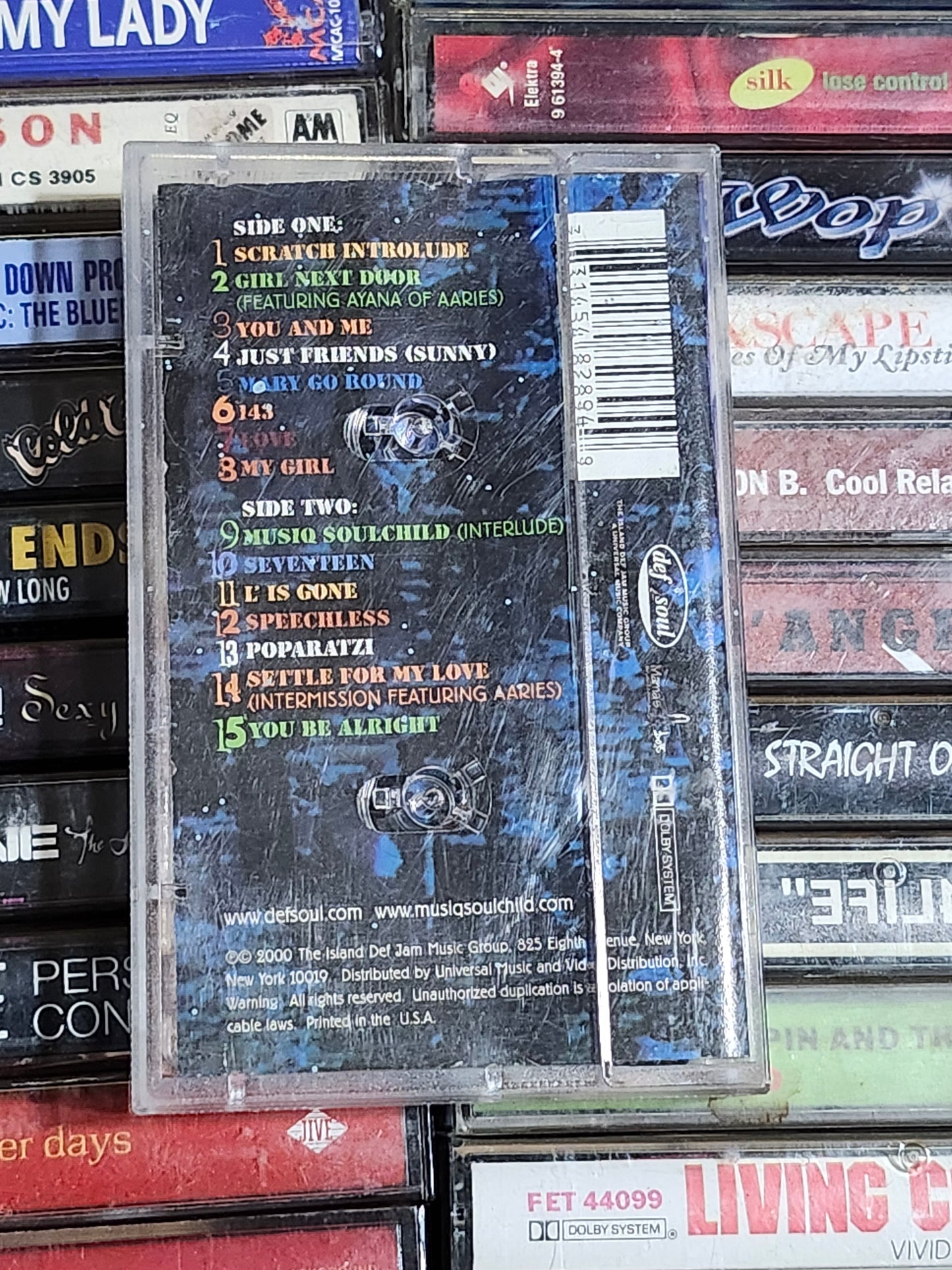 Musiq Soulchild Aijuswanaseing Cassette I Just Want To Sing Rare HTF OOP