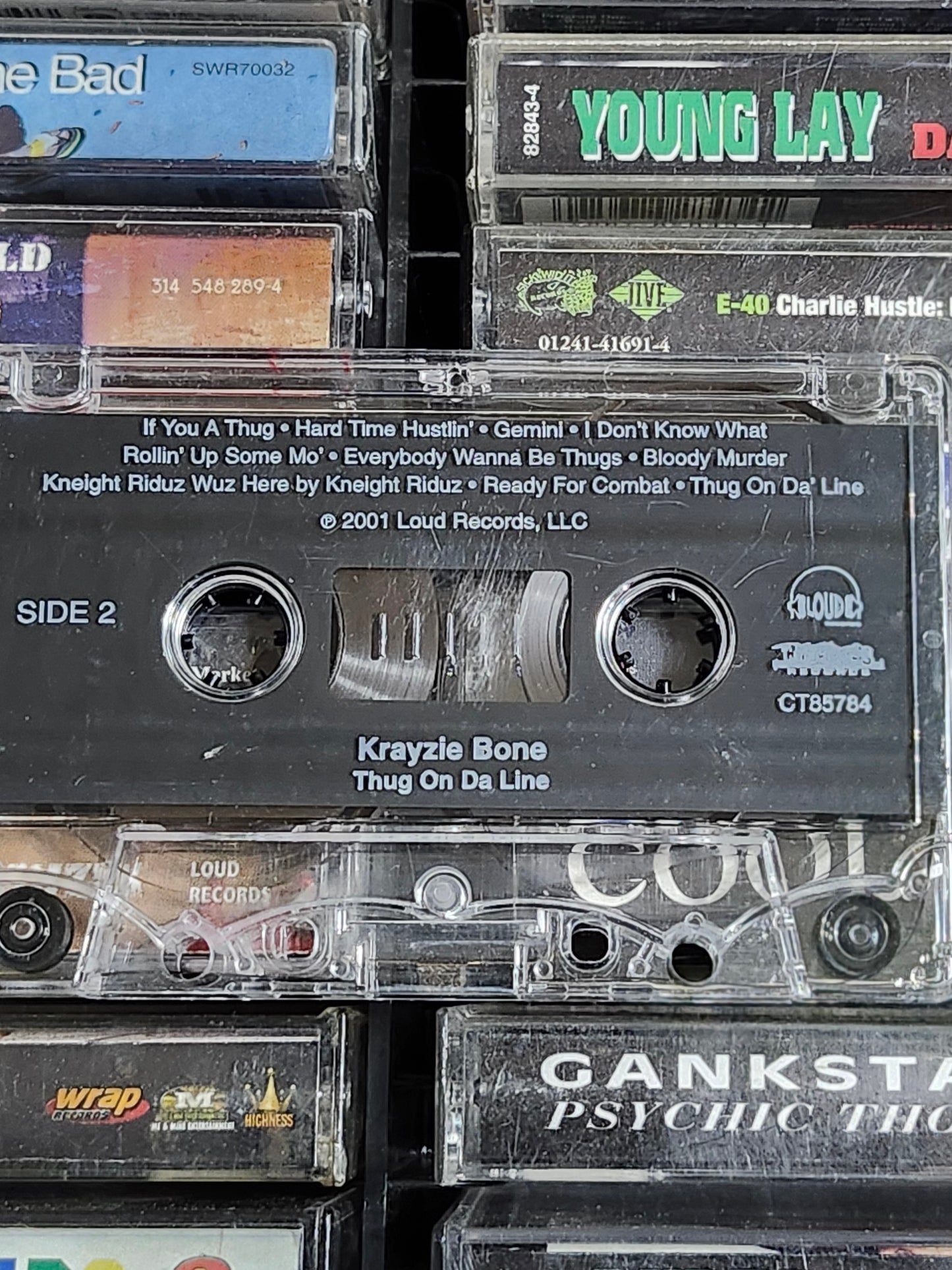 Krayzie Bone Thug On Da Line Cassette Rare HTF OOP