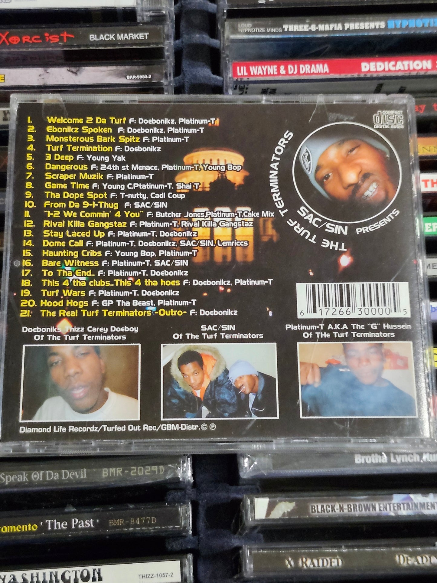 Turf Terminators - Welcome 2 Da Turf Rap CD Sacramento Rare Brotha Lynch T-Nutty