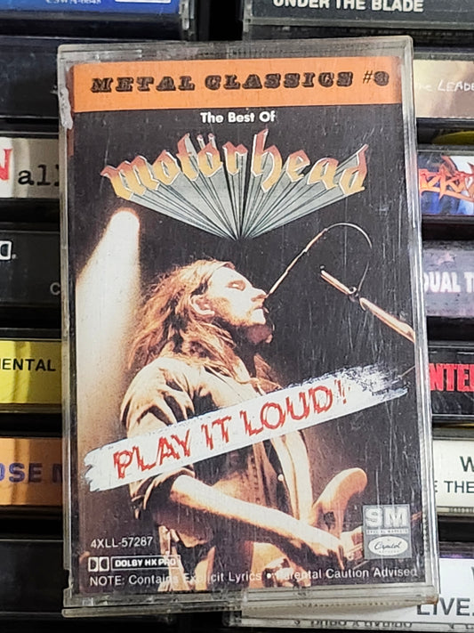 Motorhead Play It Loud! The Best Of Cassette