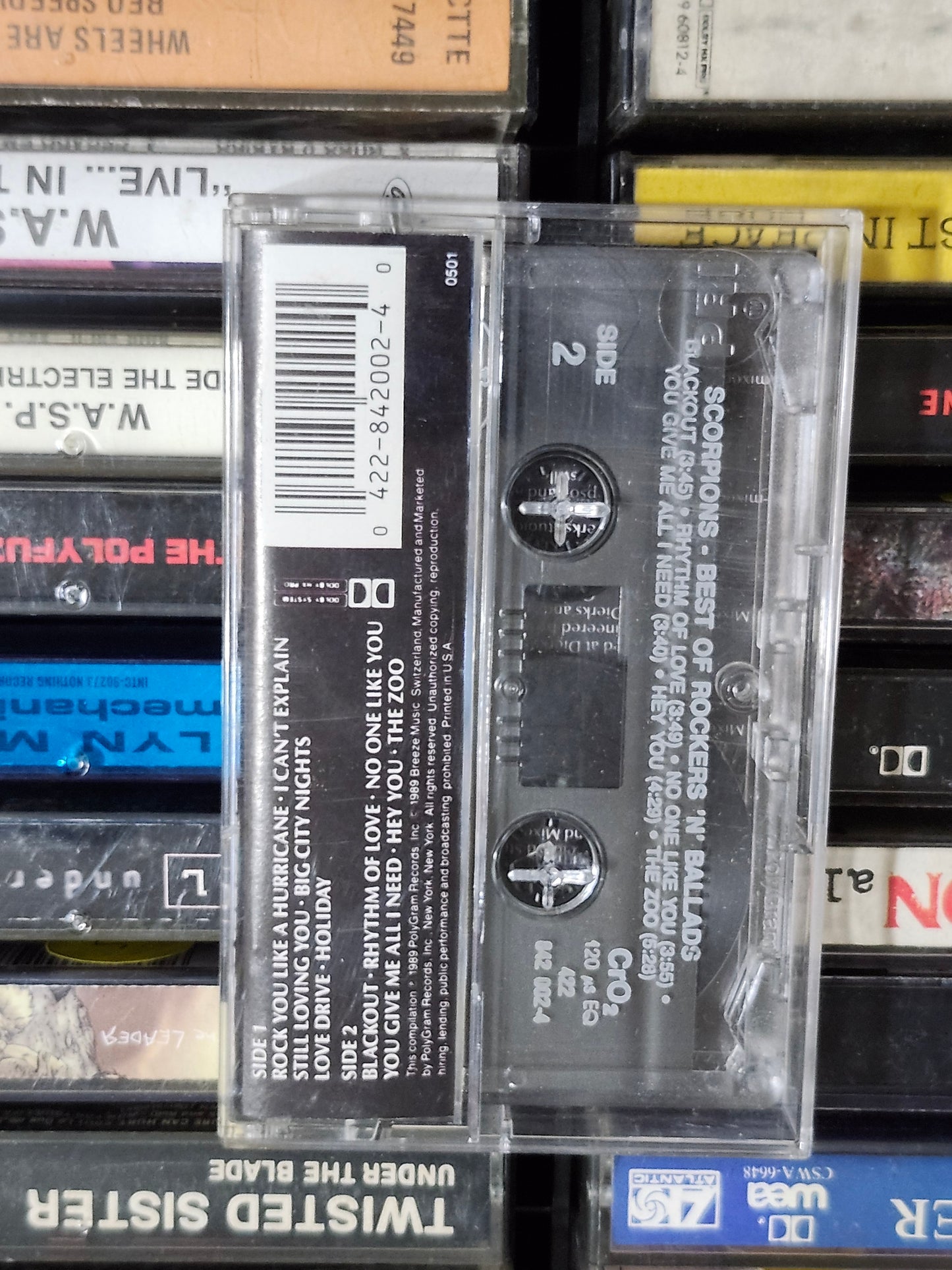 Scorpions Best of Rockers n Ballads Cassette
