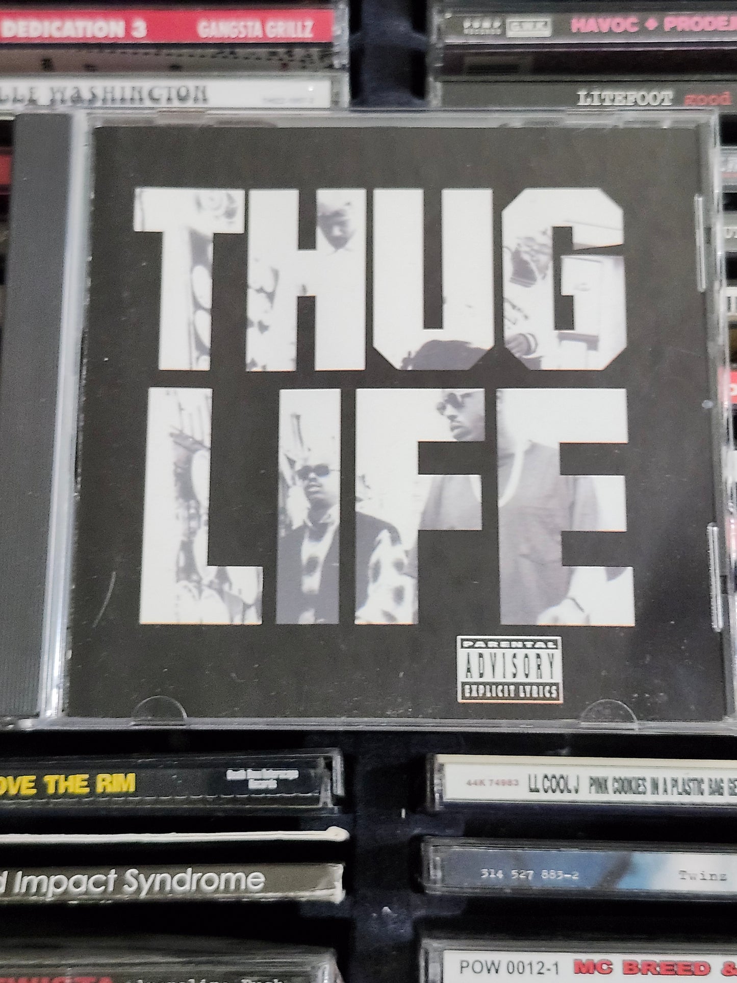 2pac Thug Life Volume 1 CD Mopreme Rated R Syke Macadoshis
