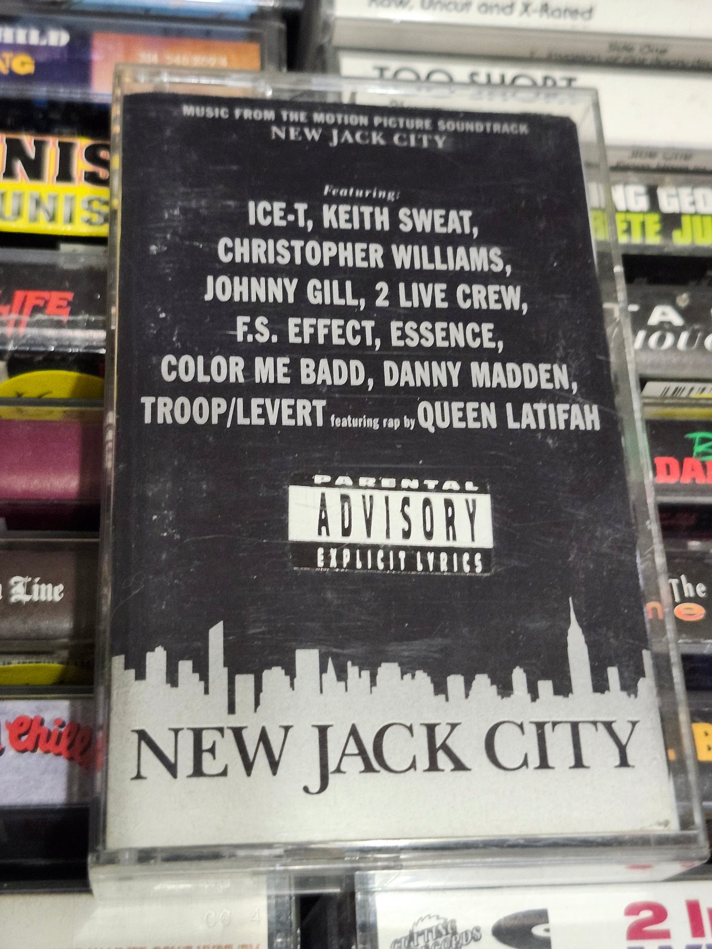 New Jack City Soundtrack Cassette Ice-T 2 Live Crew Queen Latifah