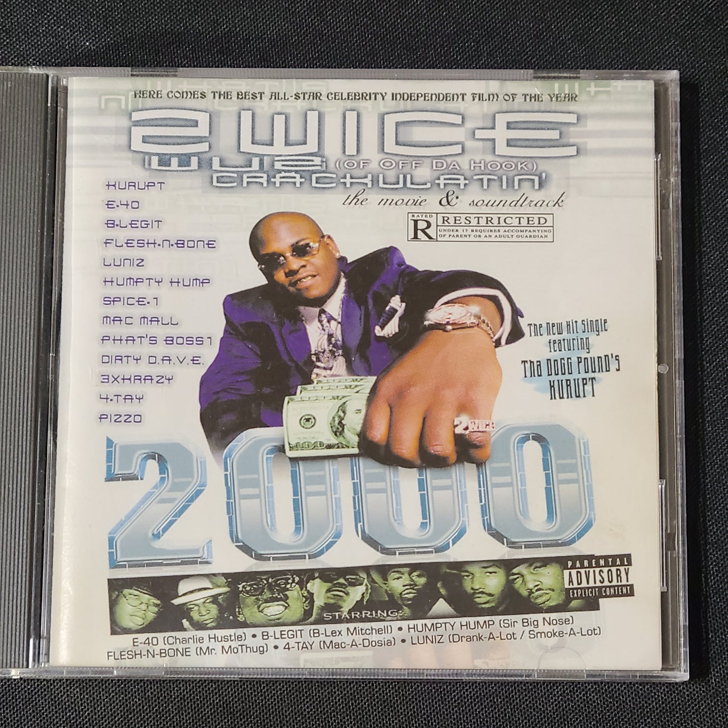 2wice [of off Da Hook] Wuz Crackulatin' 2000 CD