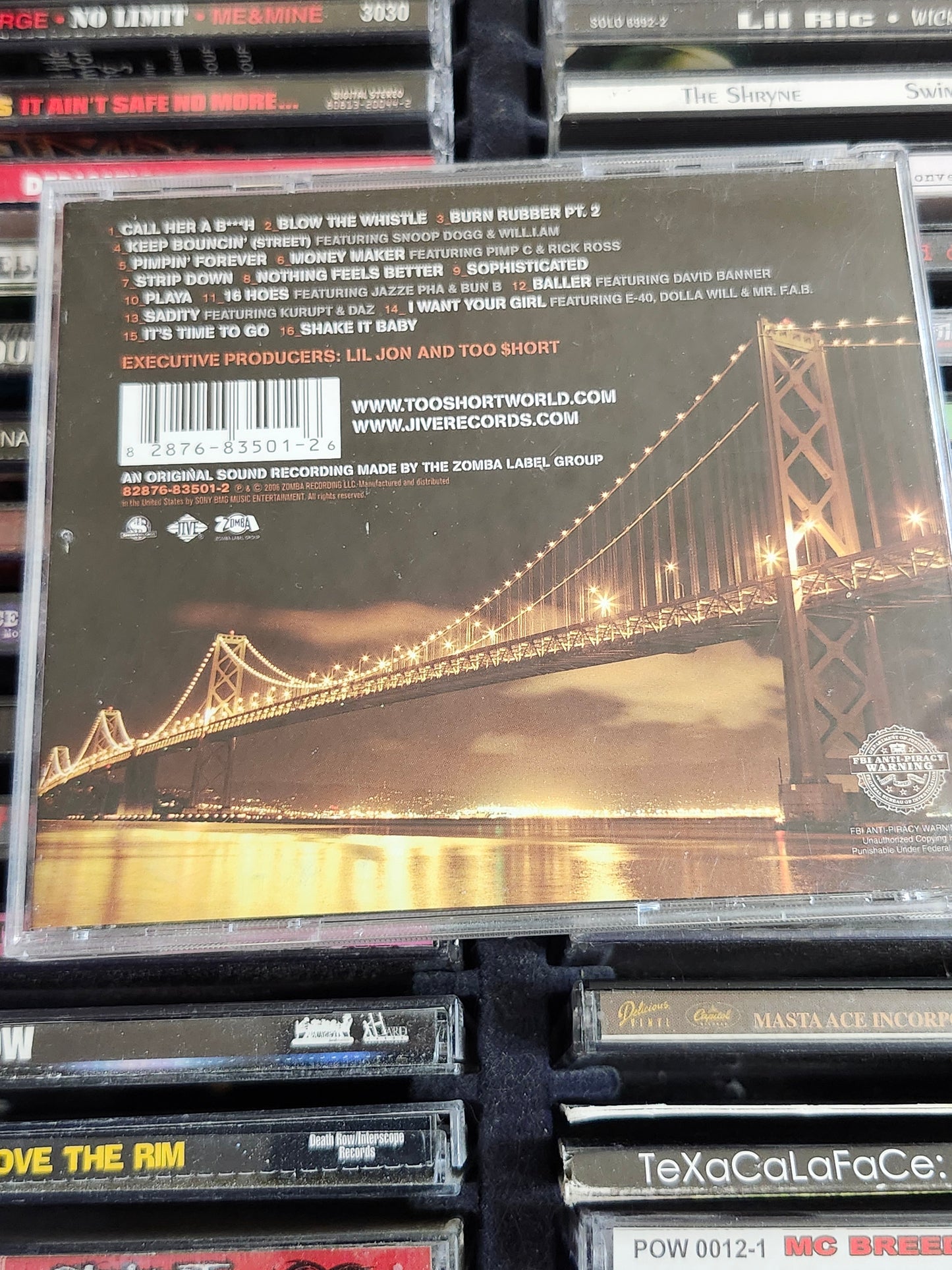Too $hort Blow the Whistle CD Short