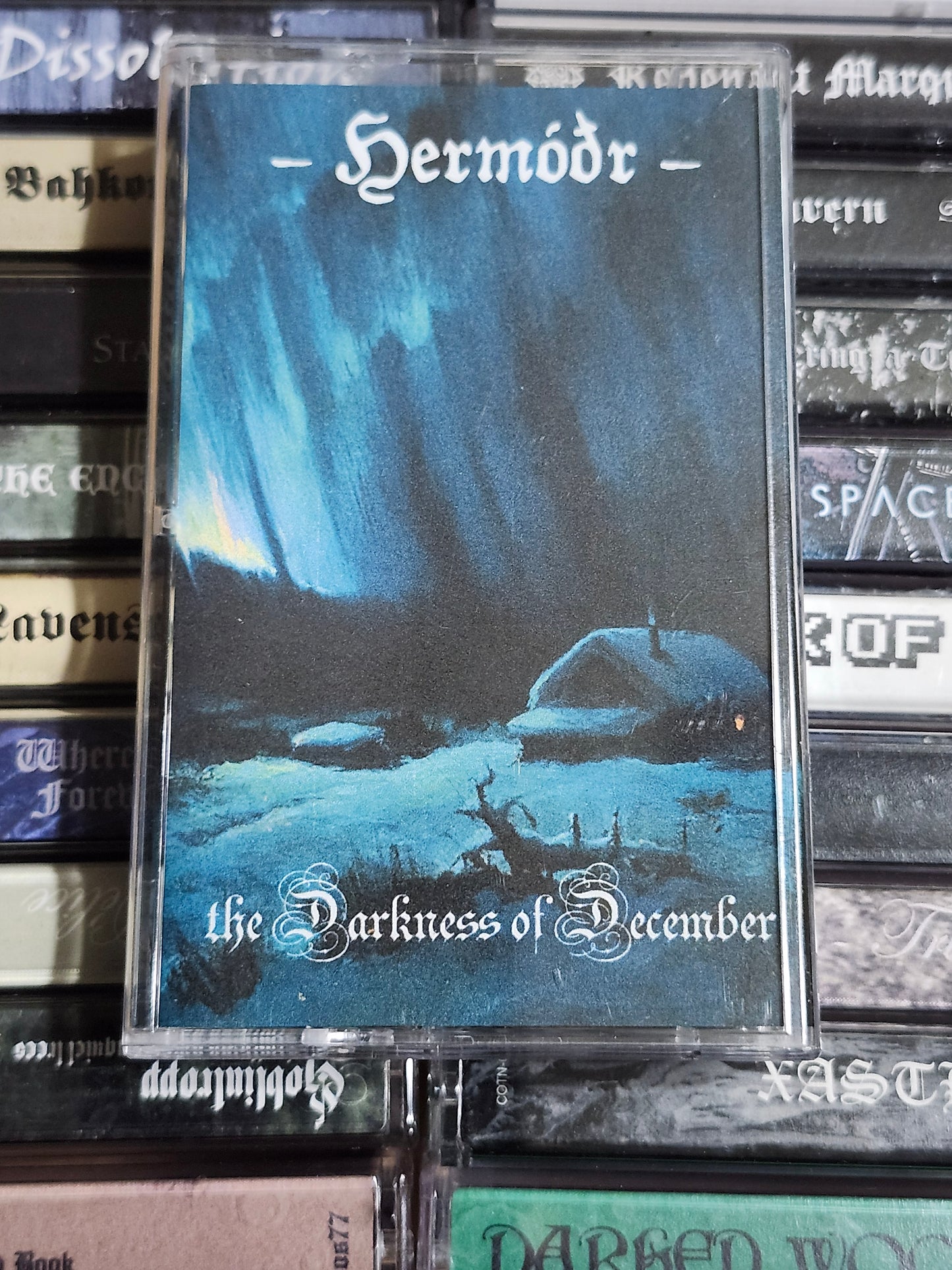 Hermódr - The Darkness Of December Cassette Rare HTF OOP