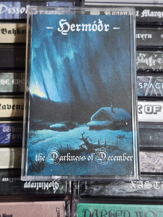 Hermódr - The Darkness Of December Cassette Rare HTF OOP