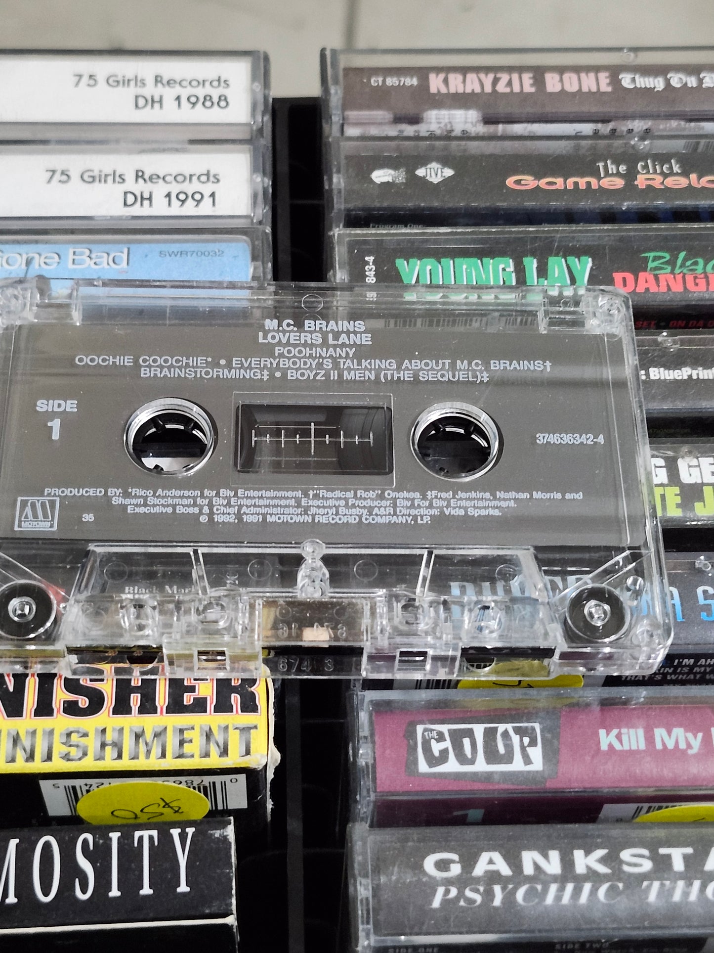 M.C. Brains Lovers Lane Cassette Tape Rap Hip-Hop