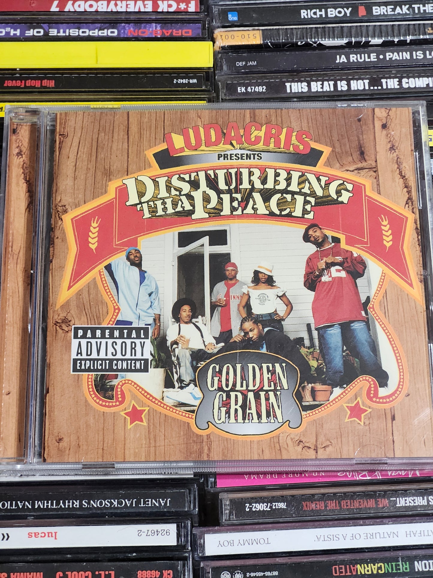 Ludacris Disturbing tha Peace Golden Grain CD Titty Boi Too Short Twista 2chainz