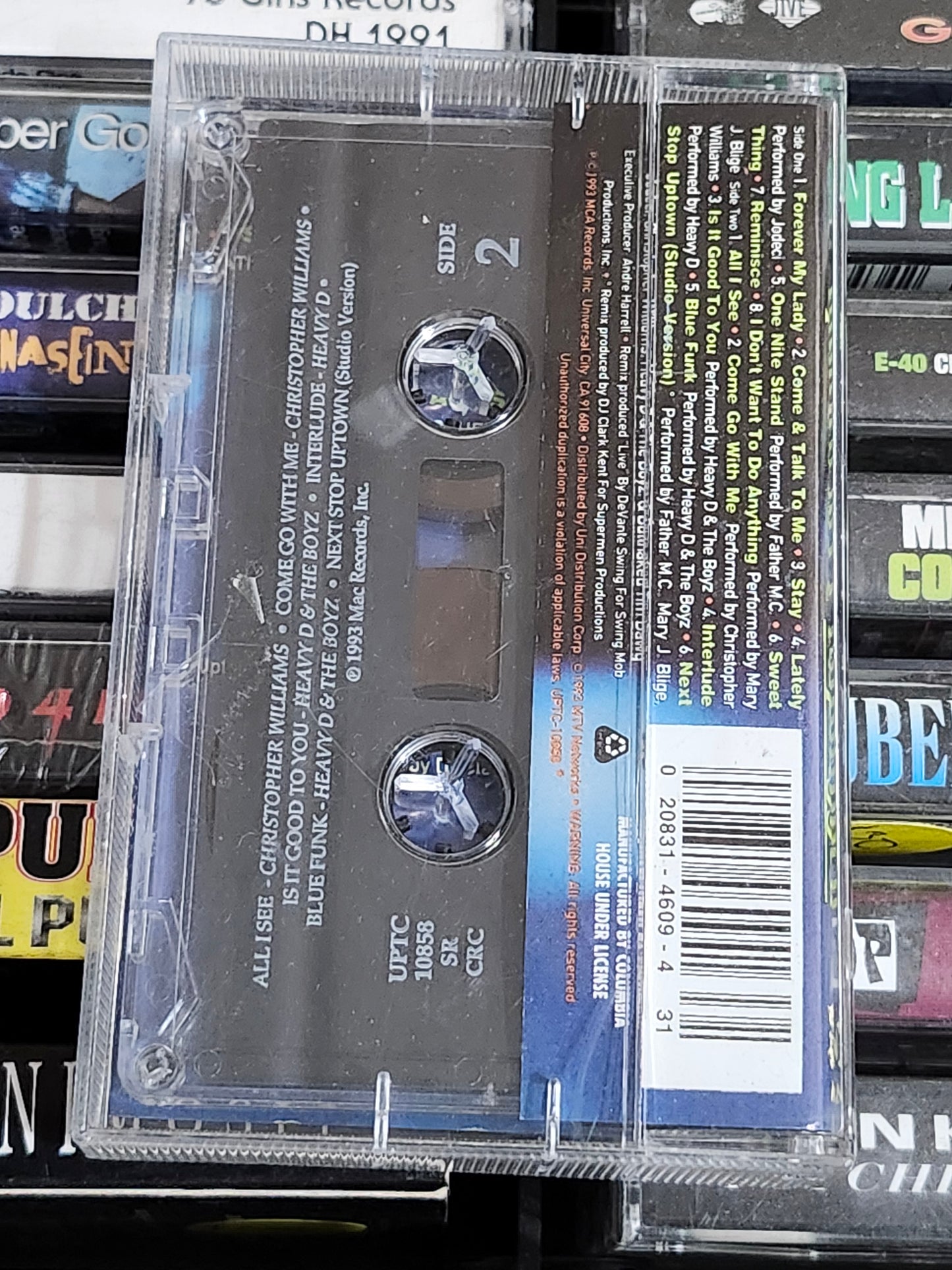MTV Unplugged Cassette Tape Mary J Blige Heavy D & Boyz Jodeci
