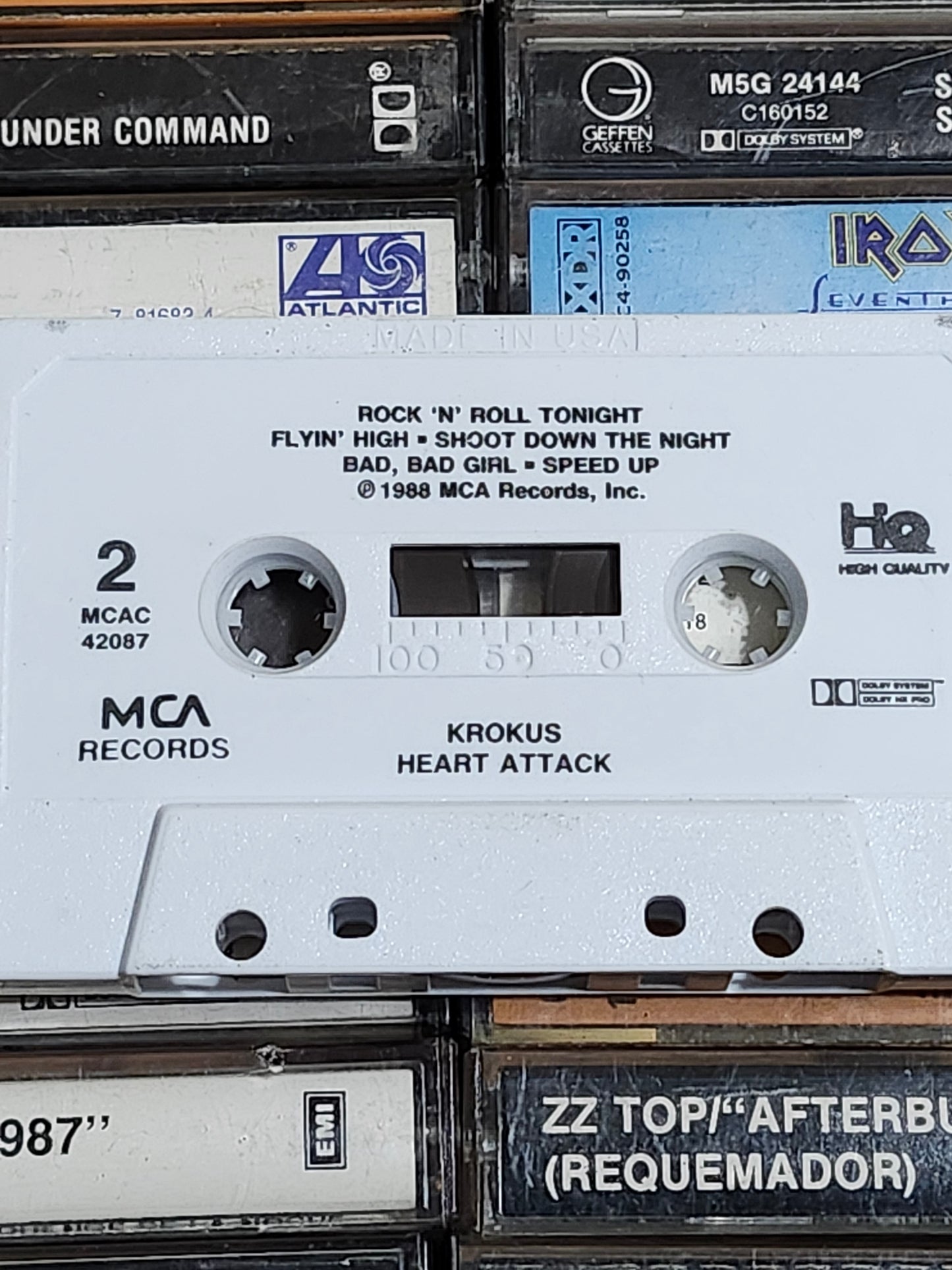 Krokus Heart Attack Cassette Tape