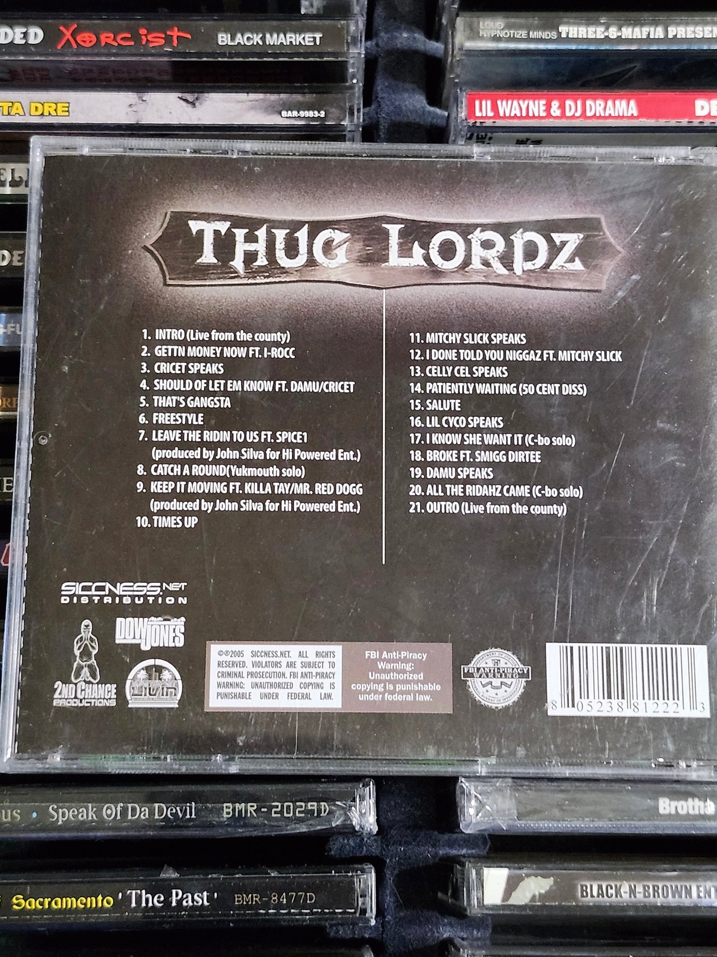 Thug Lordz In Thugs We Trust CD Yukmouth C-Bo Bay Rap Sacramento Norcal Rare HTF