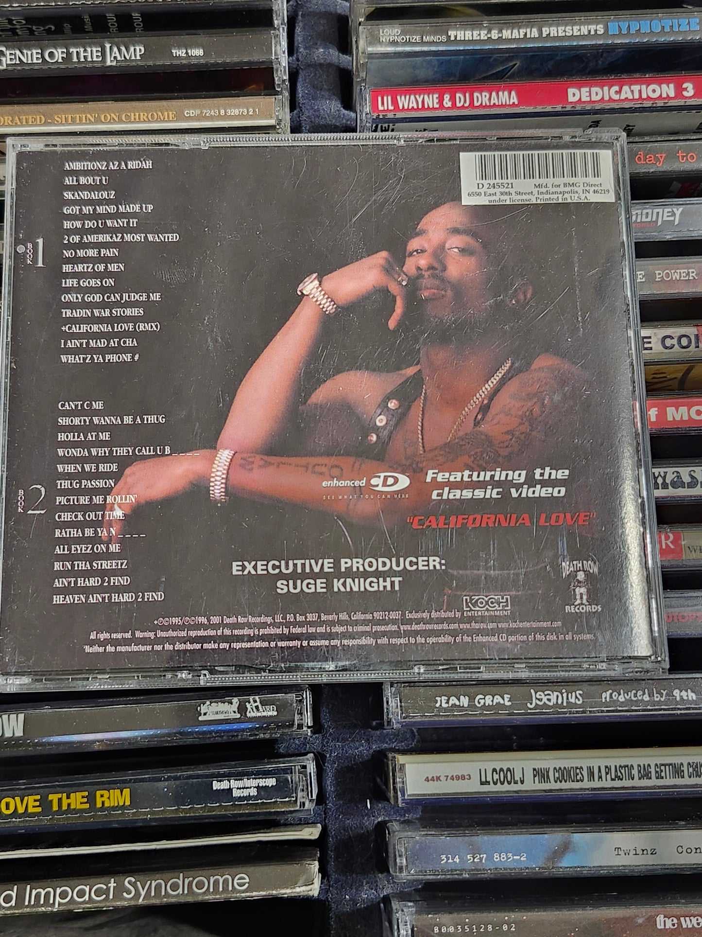 2pac All Eyez On Me CD Remastered Enhanced Daz Kurupt Snoop C-Bo Rare HTF OOP