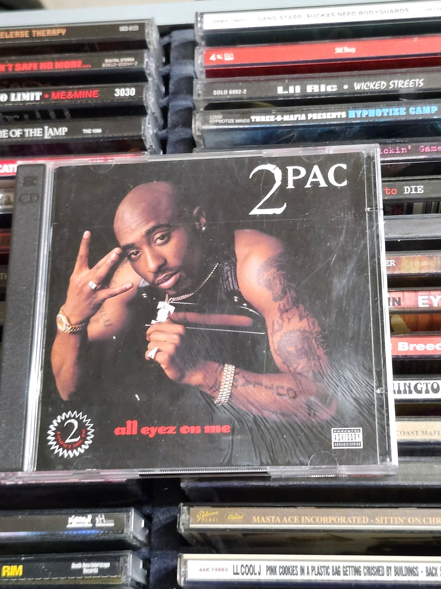 2Pac All Eyez On Me CD Dr Dre Snoop Dogg C-Bo Method Man Redman Richie Rich