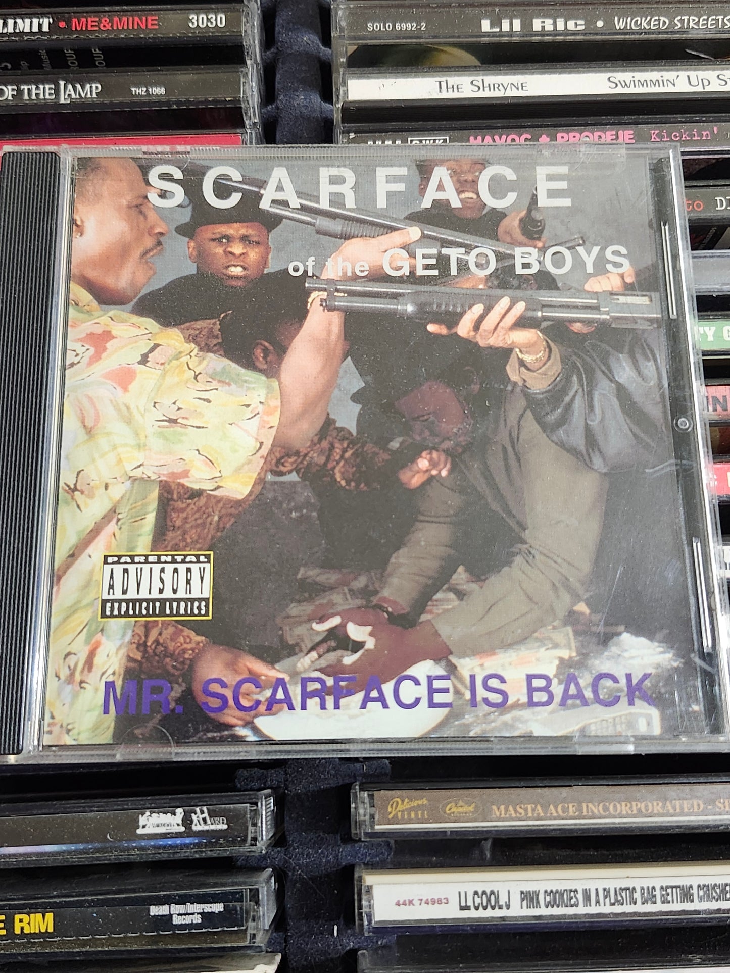 Scarface Mr Scarface Is Back CD Geto Boys Rare HTF OOP