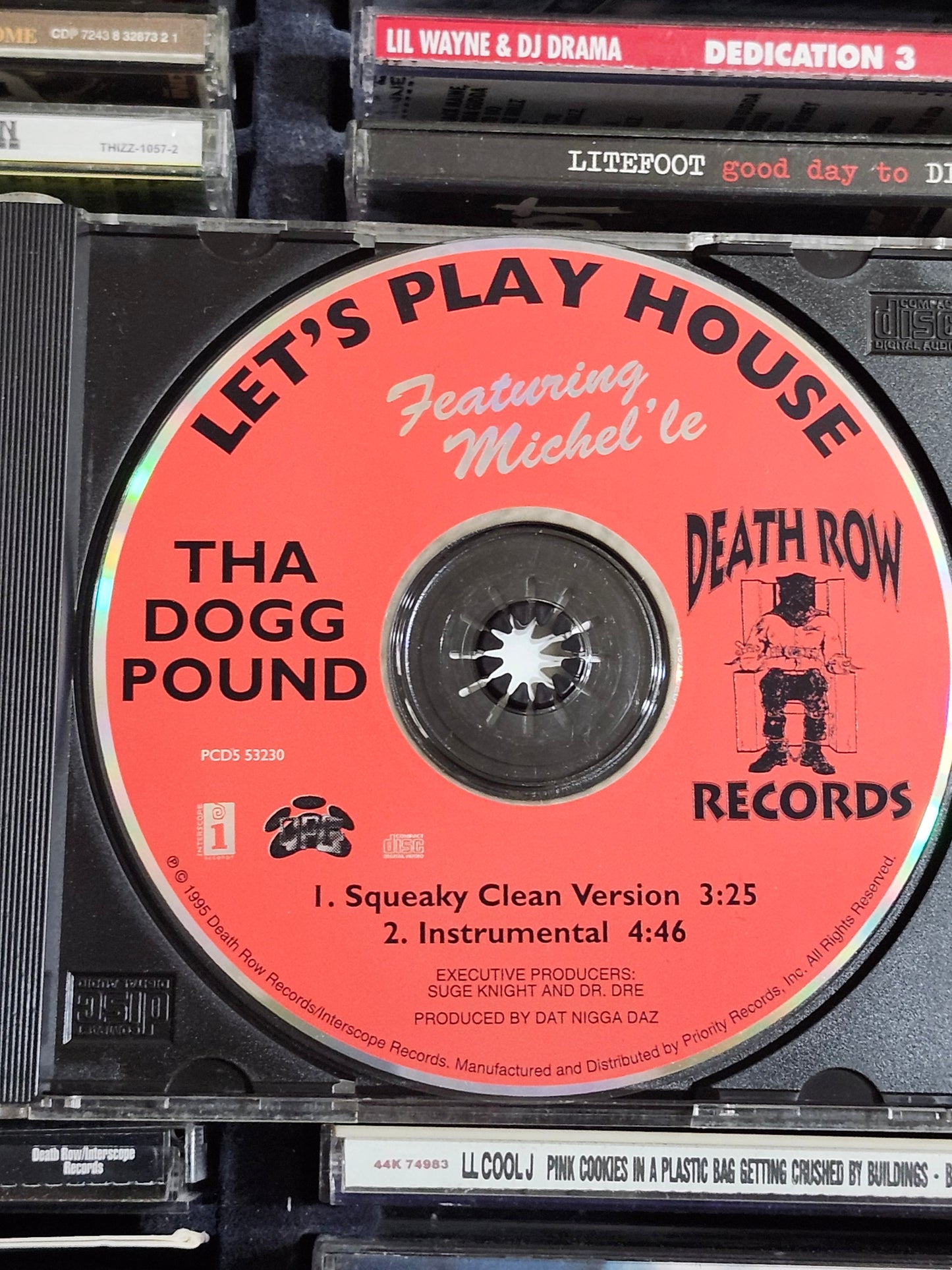 Tha Dogg Pound Featuring Michel le Lets Play House CD Single Death Row