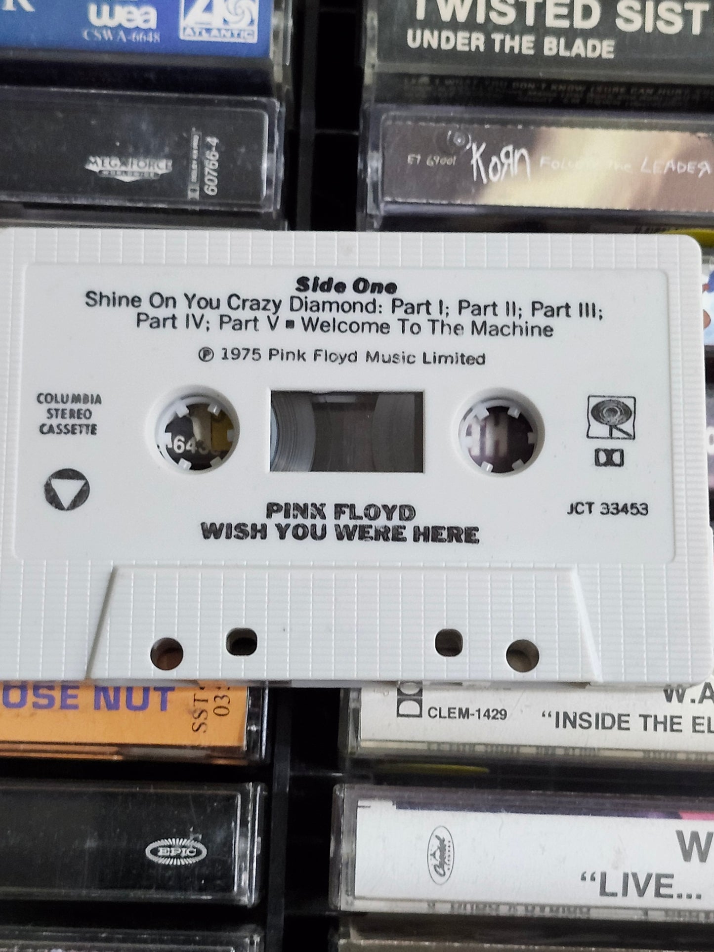 Pink Floyd Wish You Were Here Cassette Tape