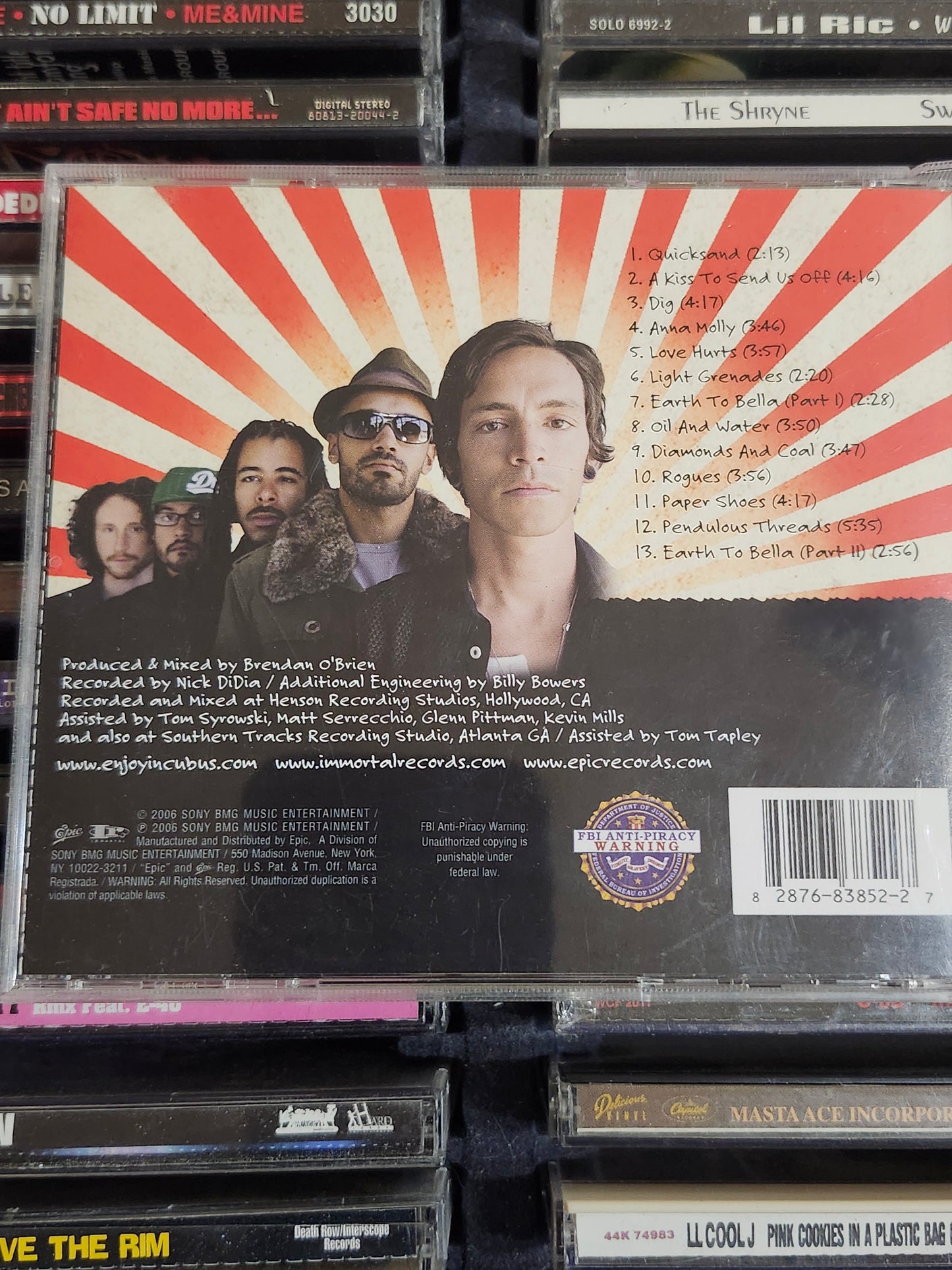 Incubus Light Grenades CD