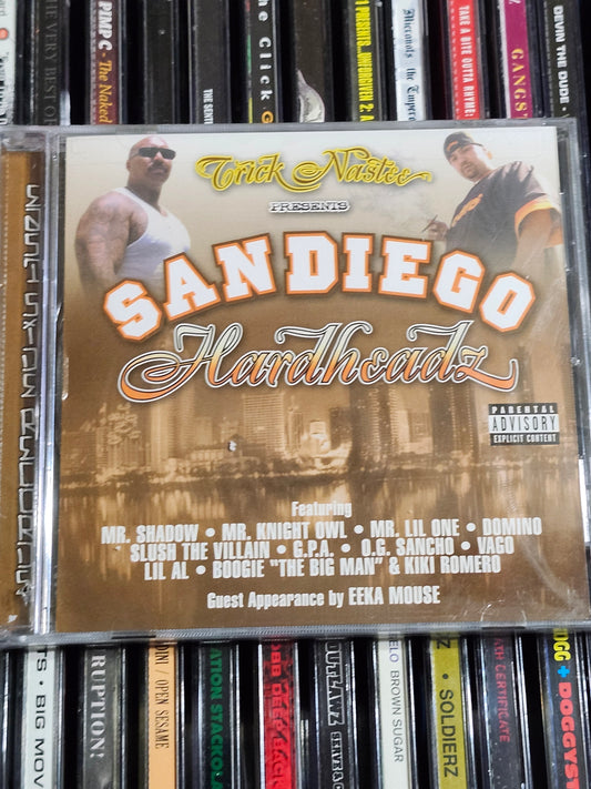Trick Nastee Hardheadz CD Mr Shadow Mr Lil One Domino Chicano OOP Rare HTF